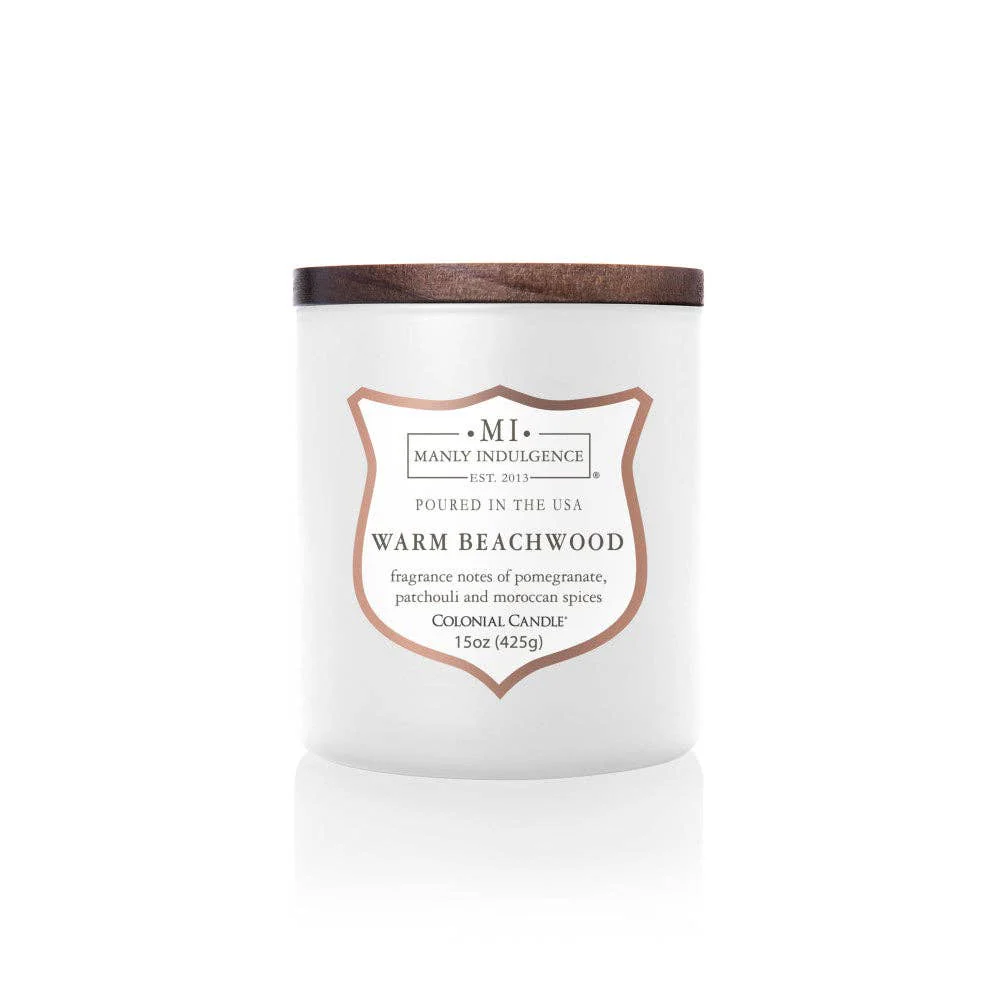 Manly Indulgence Signature Warm Beachwood, 15 oz - Image 2