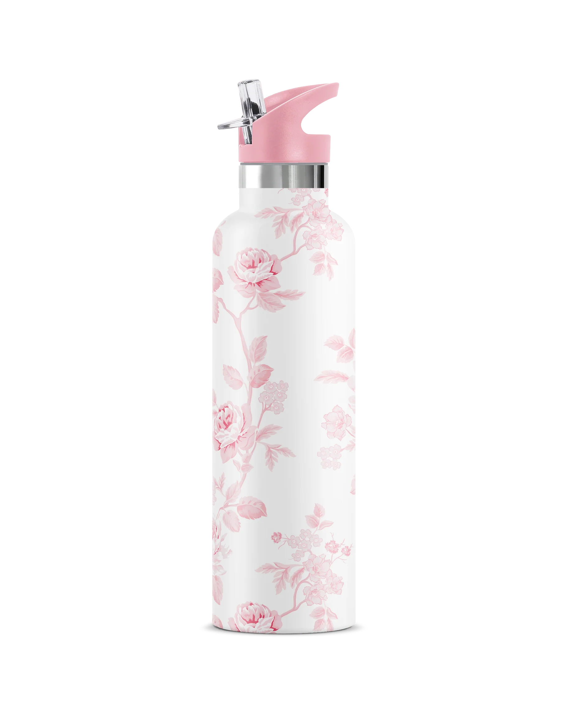 Blush – Floral Insulated Water Bottle | 25oz - Image 4