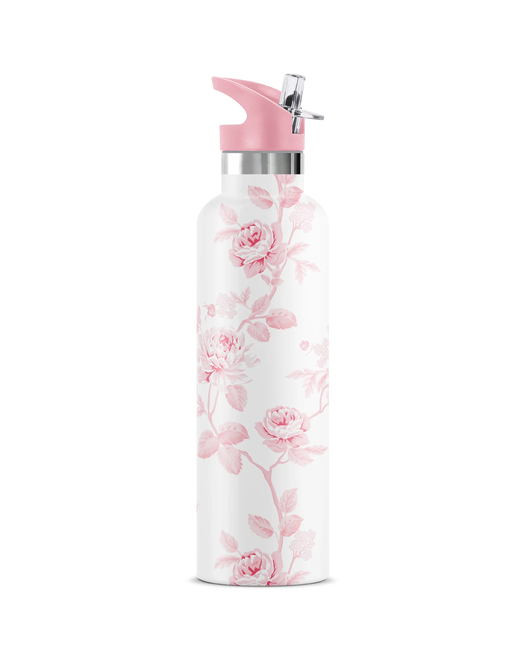 Blush – Floral Insulated Water Bottle | 25oz - Image 5