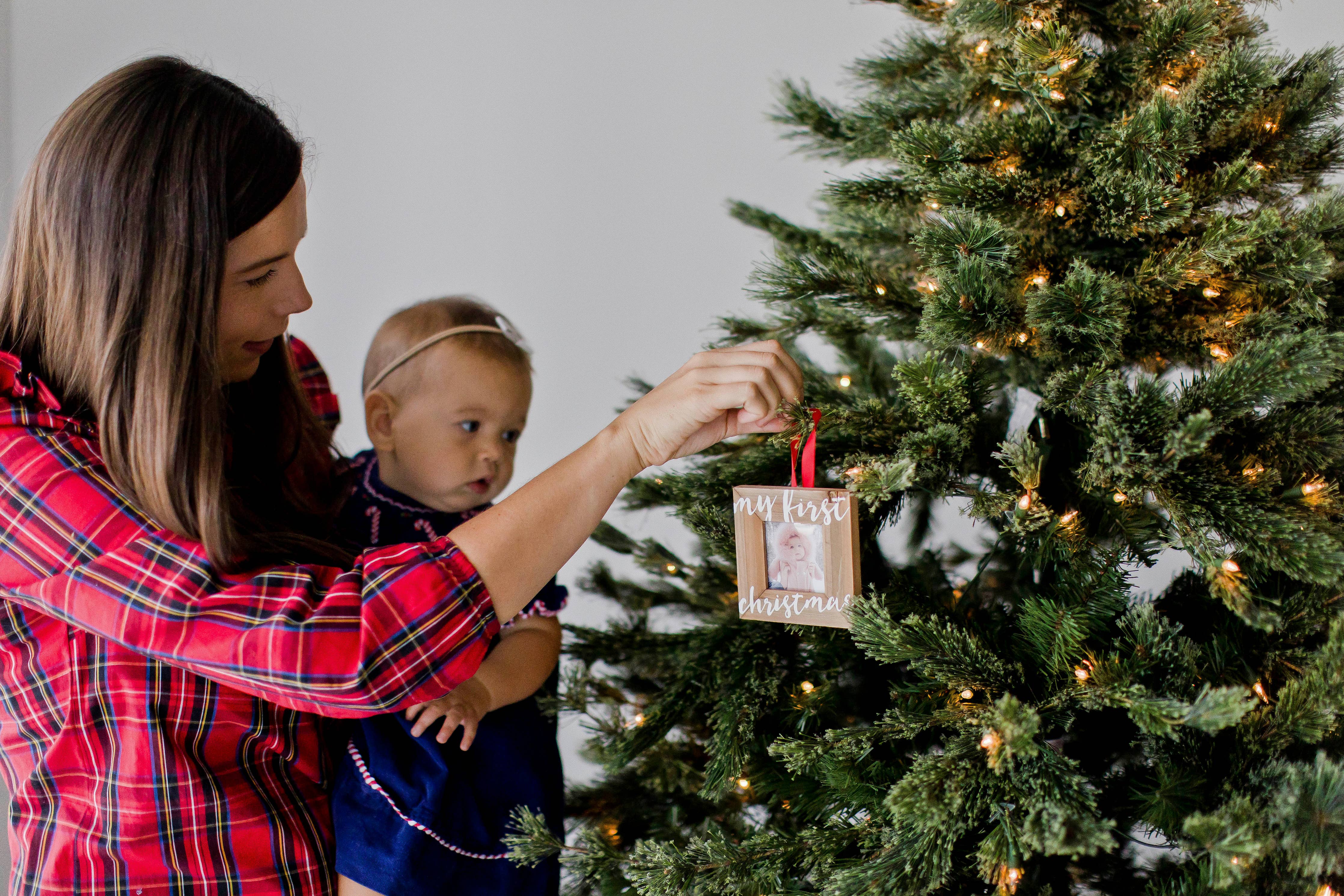My First Christmas Pic Frame Orn - Image 3