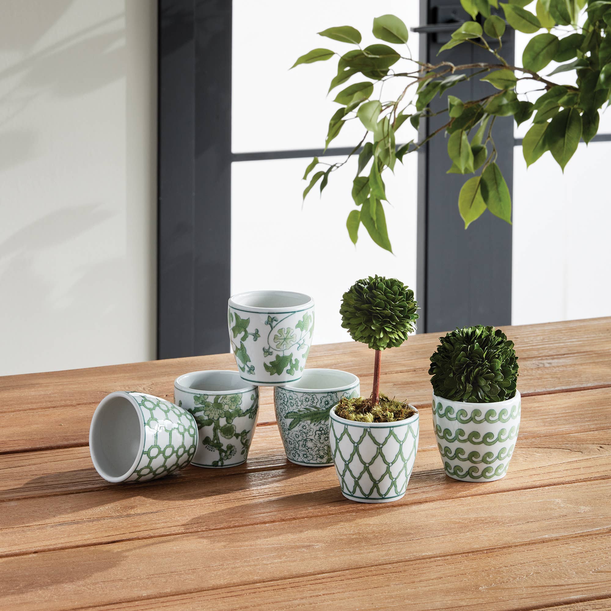 Imperial Mini Flower Pots Set of 6 - Image 2