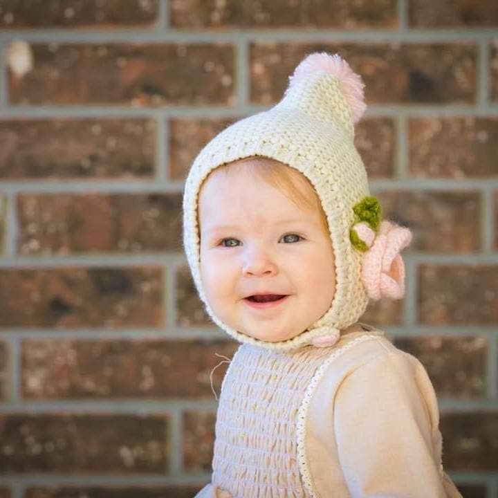 Natural Poppy Bonnet Baby & Kids - Image 7