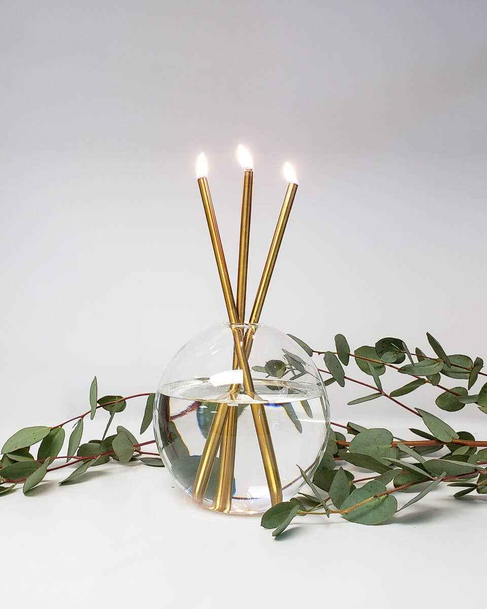 Neva Clear Vase for Everlasting Candles - Image 2
