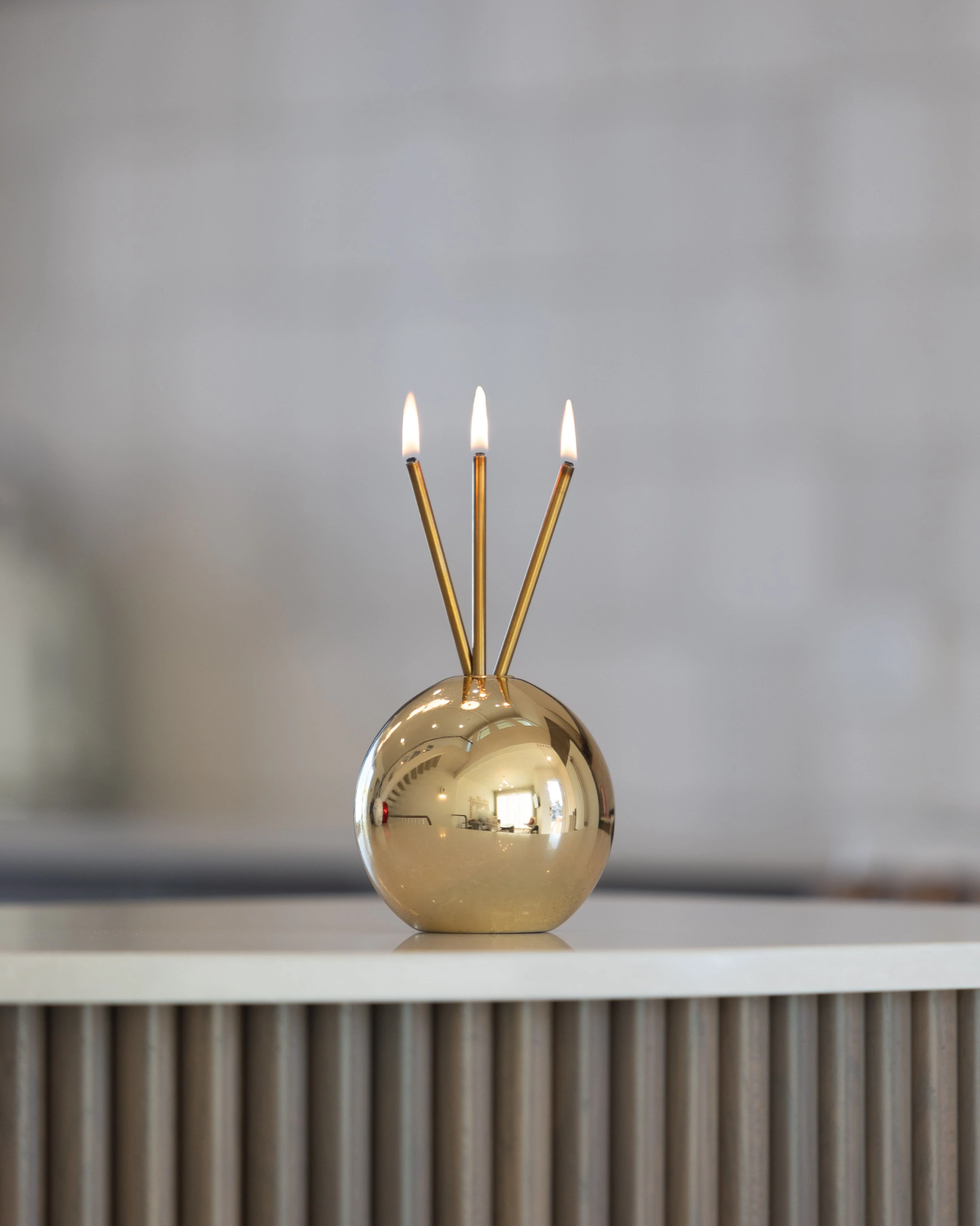 Neva Gold Metallic Vase for Everlasting Candles - Image 10