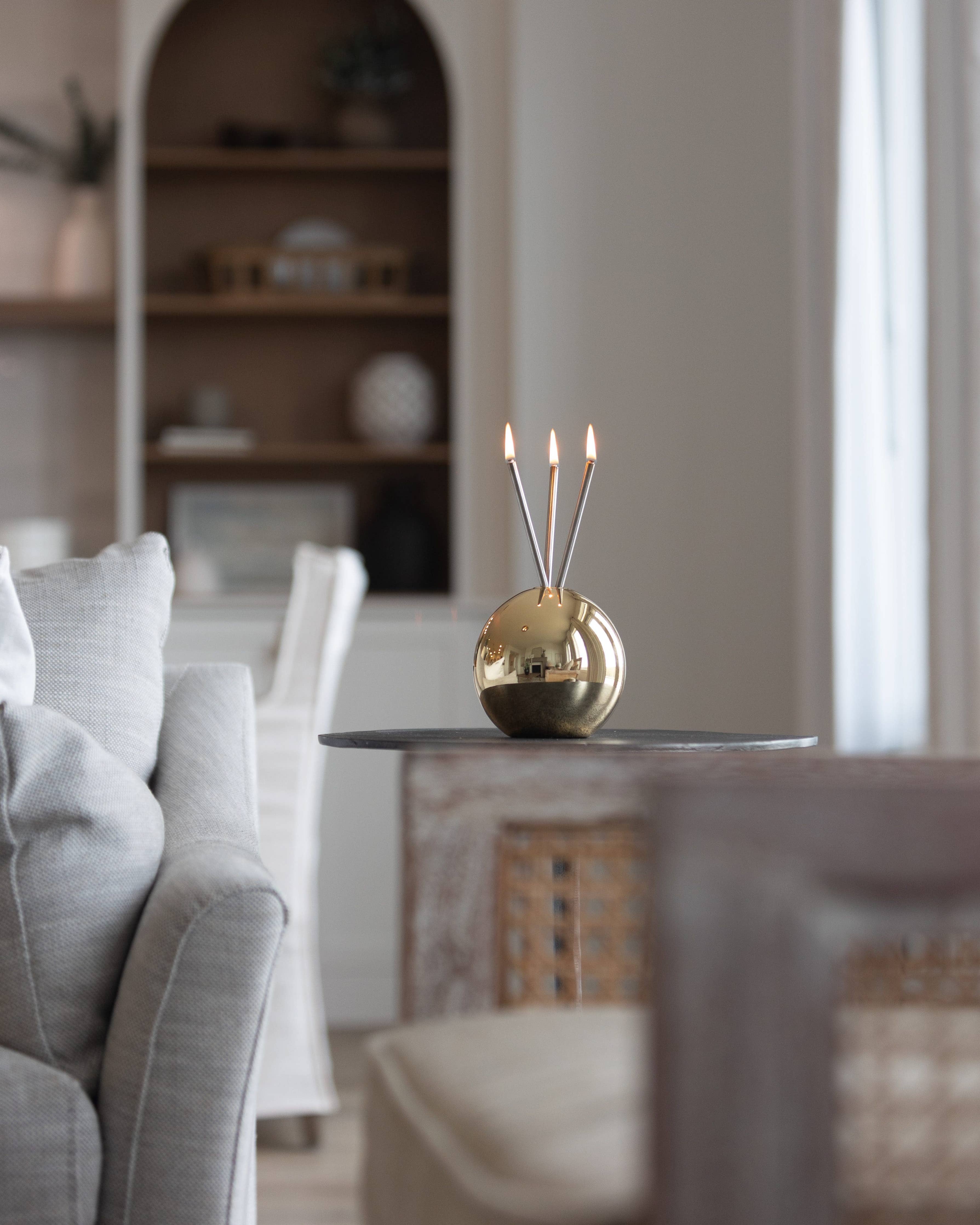 Neva Gold Metallic Vase for Everlasting Candles - Image 16