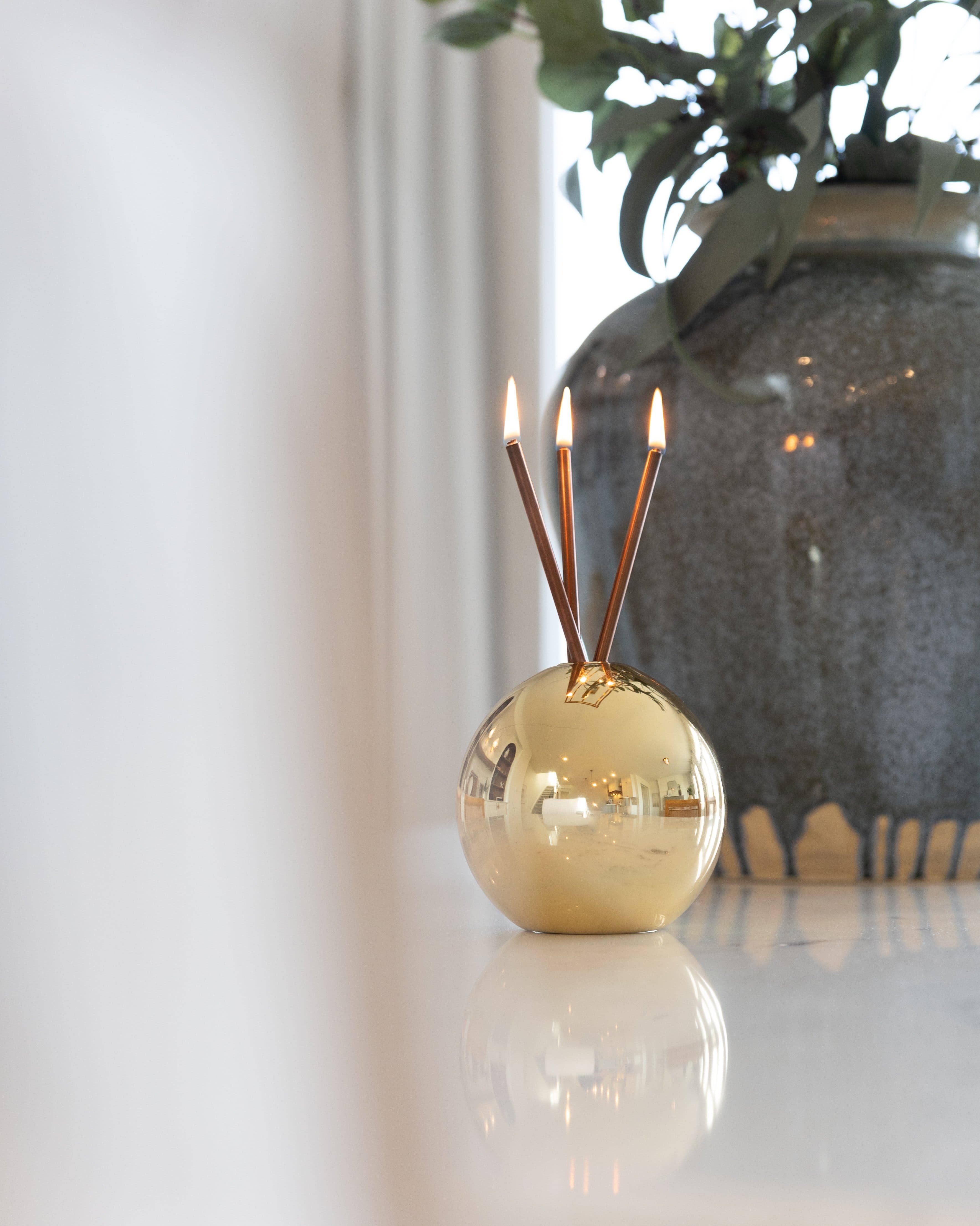 Neva Gold Metallic Vase for Everlasting Candles - Image 20
