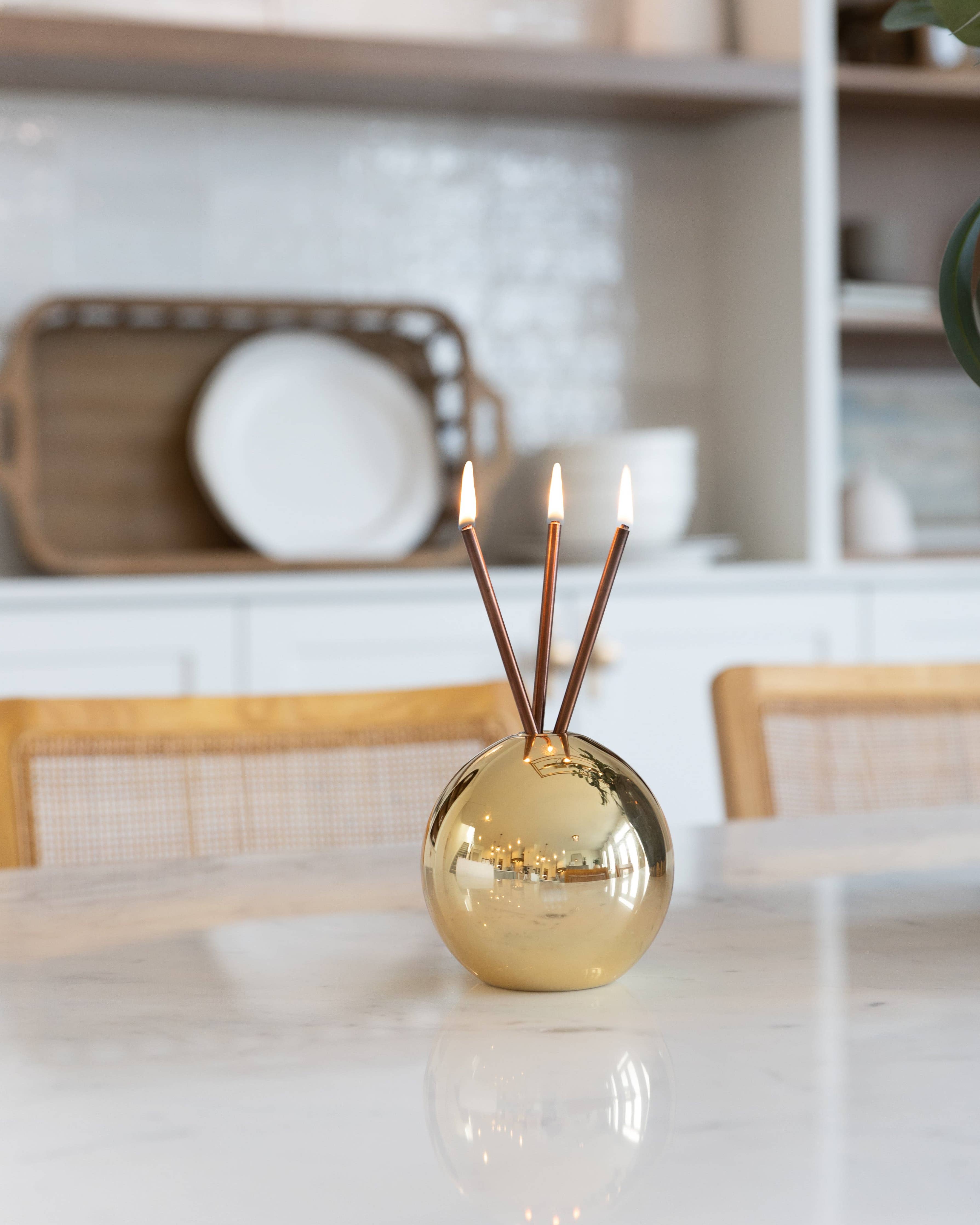 Neva Gold Metallic Vase for Everlasting Candles - Image 21