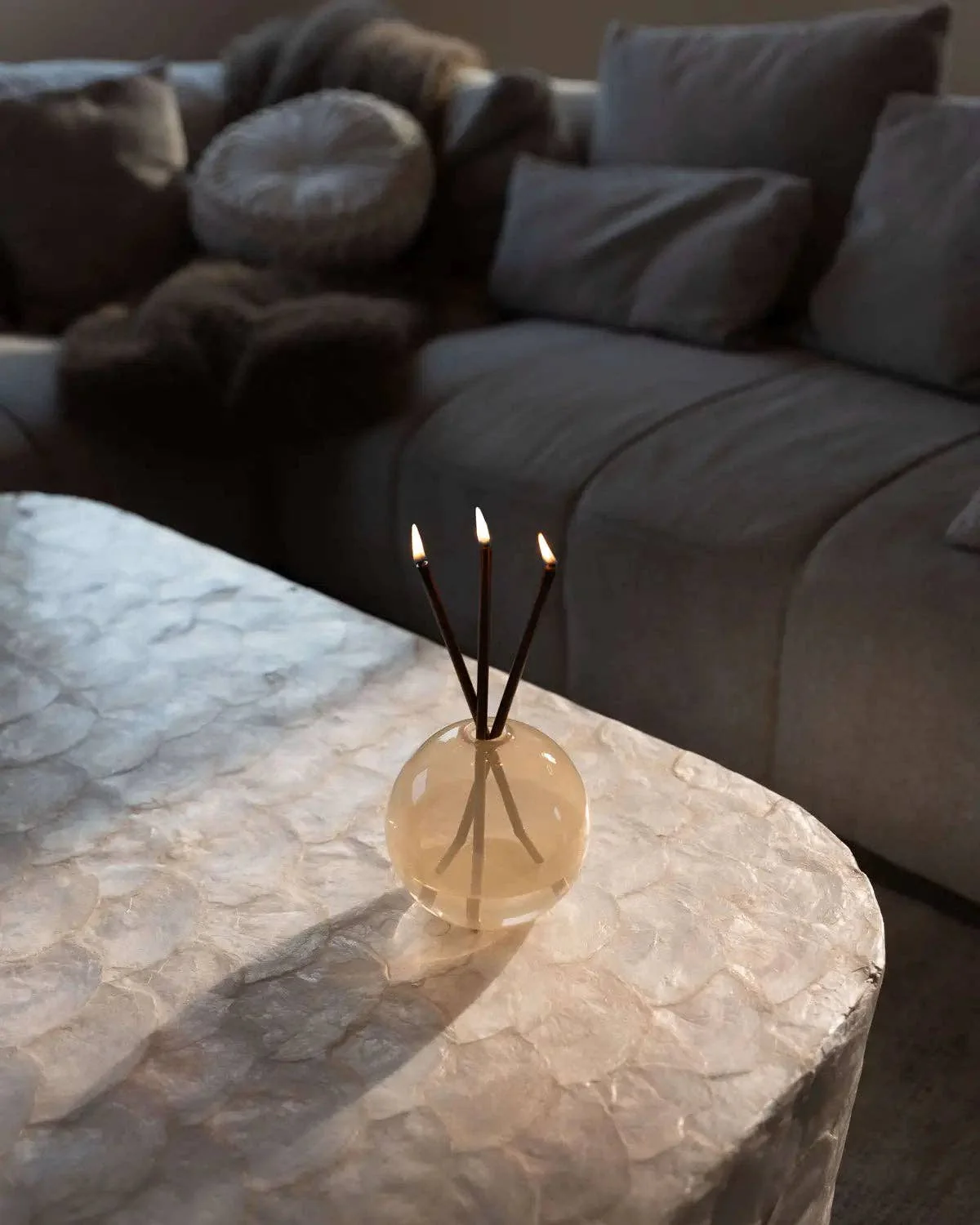 Neva Pampas Glass Vase for Everlasting Candles - Image 16