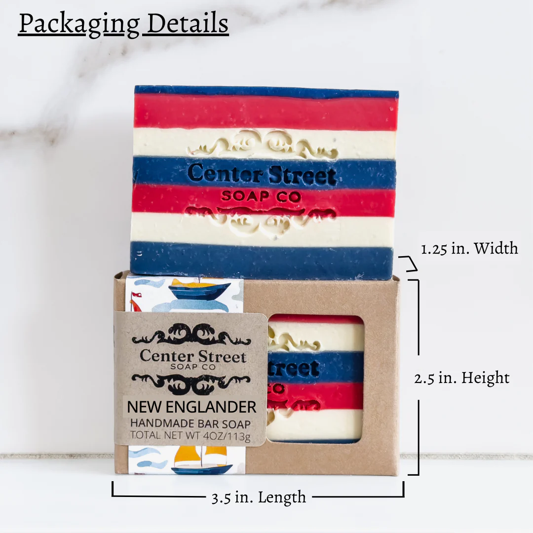 New Englander Summer Handmade Soap Bar - 4oz - Image 3