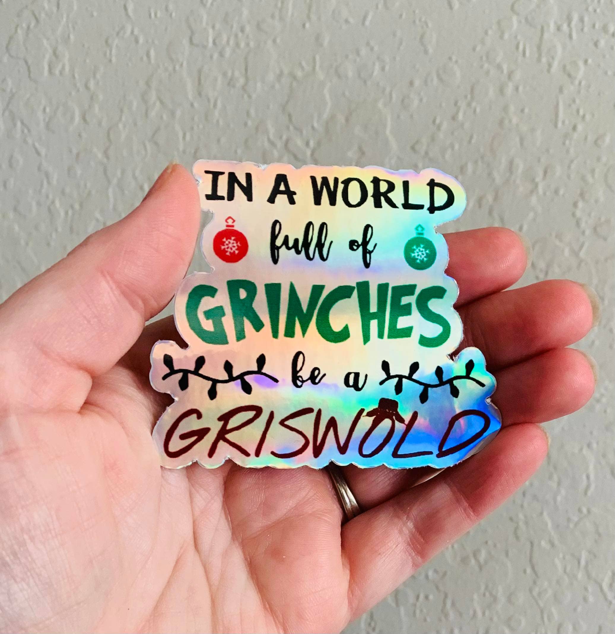Oily Graphic Creations - Be A Griswold- Christmas Vacation Sticker/Magnet - Image 3