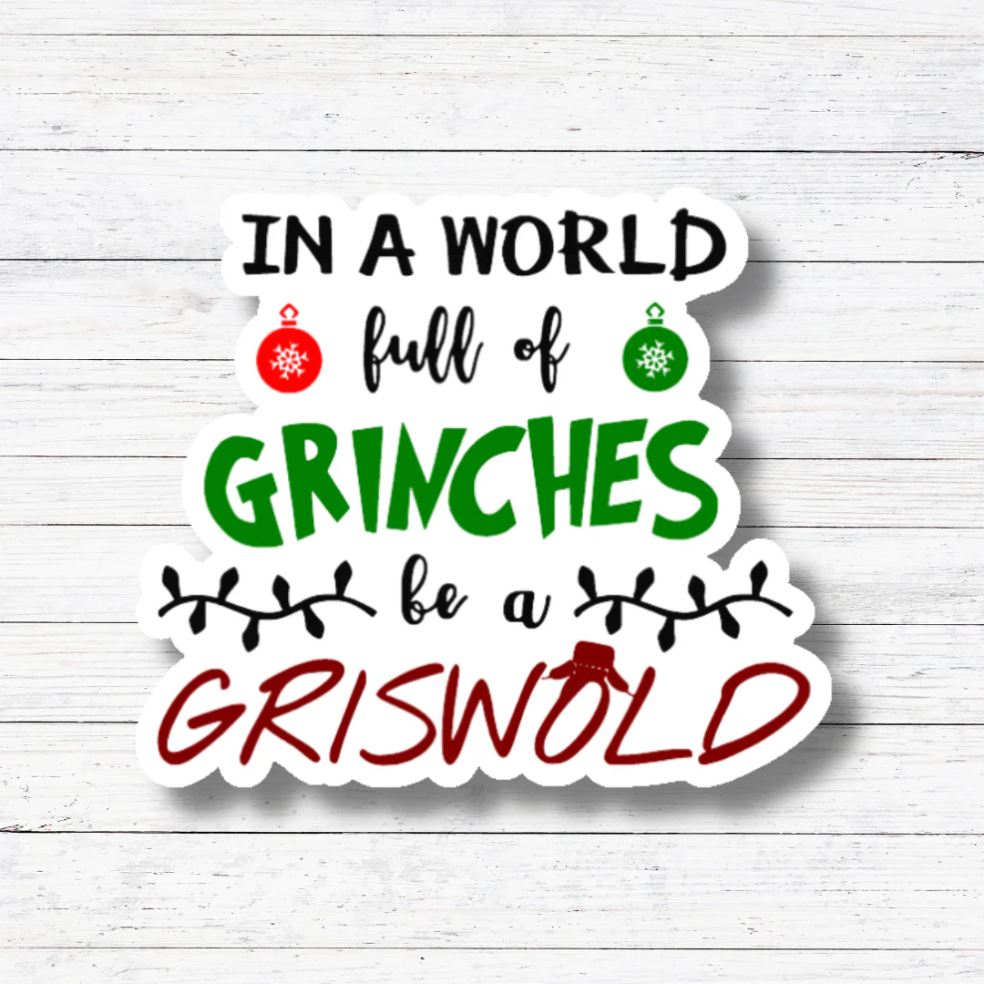 Oily Graphic Creations - Be A Griswold- Christmas Vacation Sticker/Magnet - Image 4