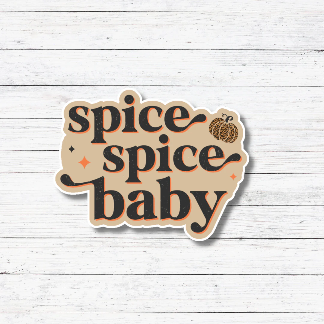 Oily Graphic Creations - Spice Baby -Fall Sticker/Magnet - Image 2