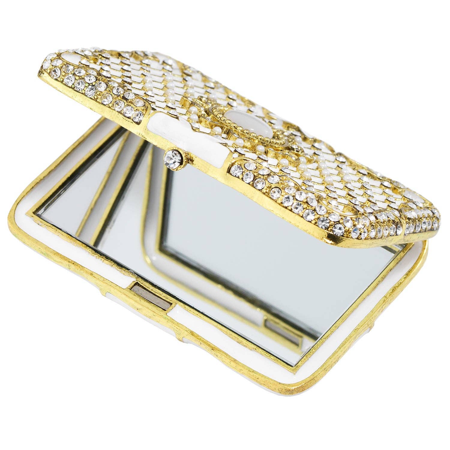 Imperial Compact | Gold Compact | Enameled Compact | - Image 3