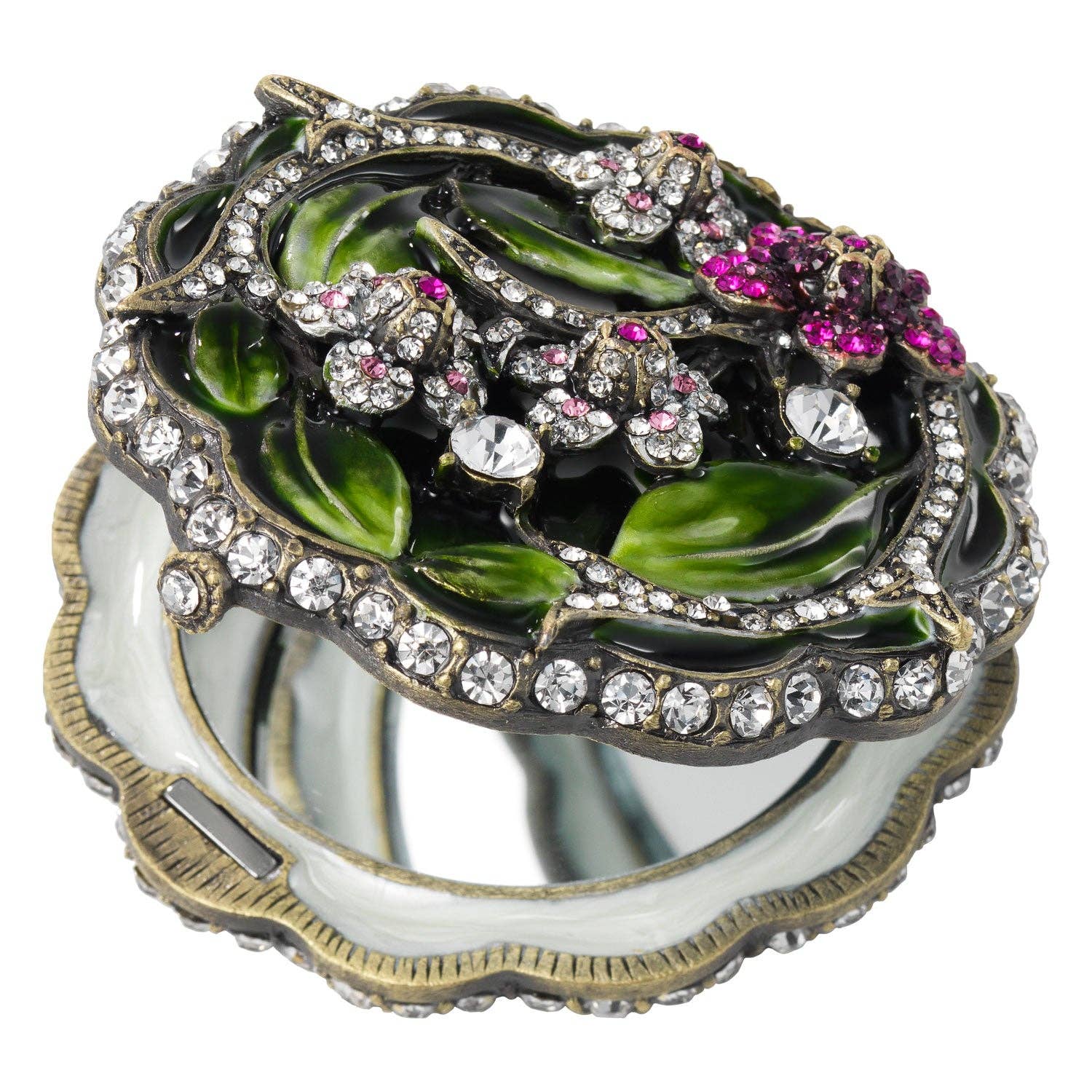 Sophie Compact | Floral Compact | Compact Mirror | - Image 2