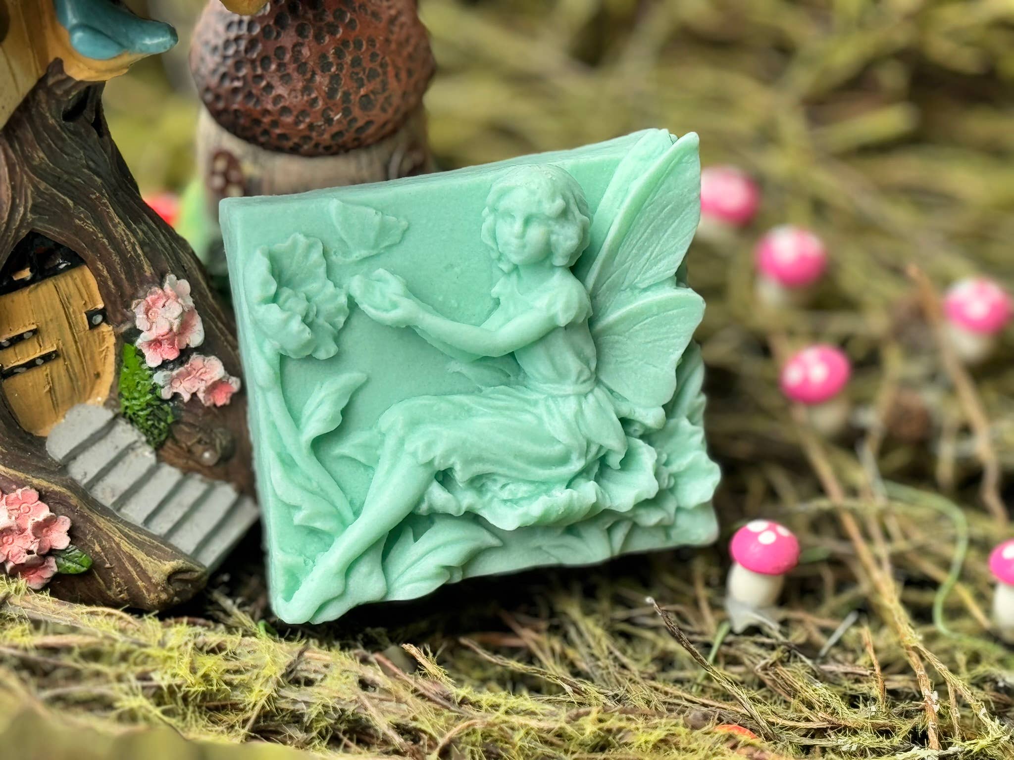 Garden Fairy Soap -purple 2.5 oz - Image 3