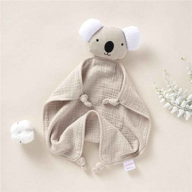 Organic Cotton Baby Comforter Plush Toy for 0-3 Year Olds