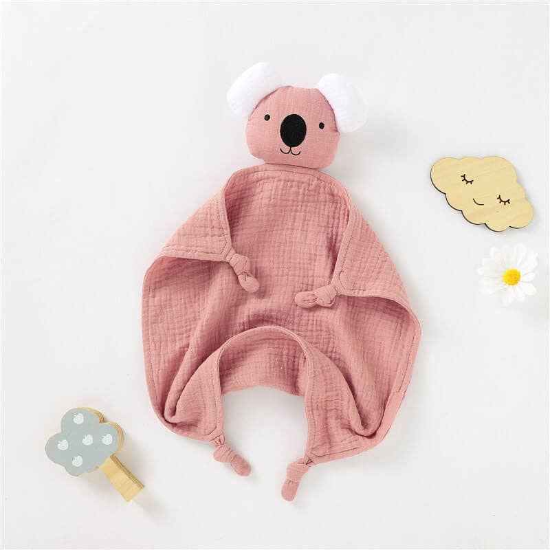 Organic Cotton Baby Comforter Plush Toy for 0-3 Year Olds - Image 4