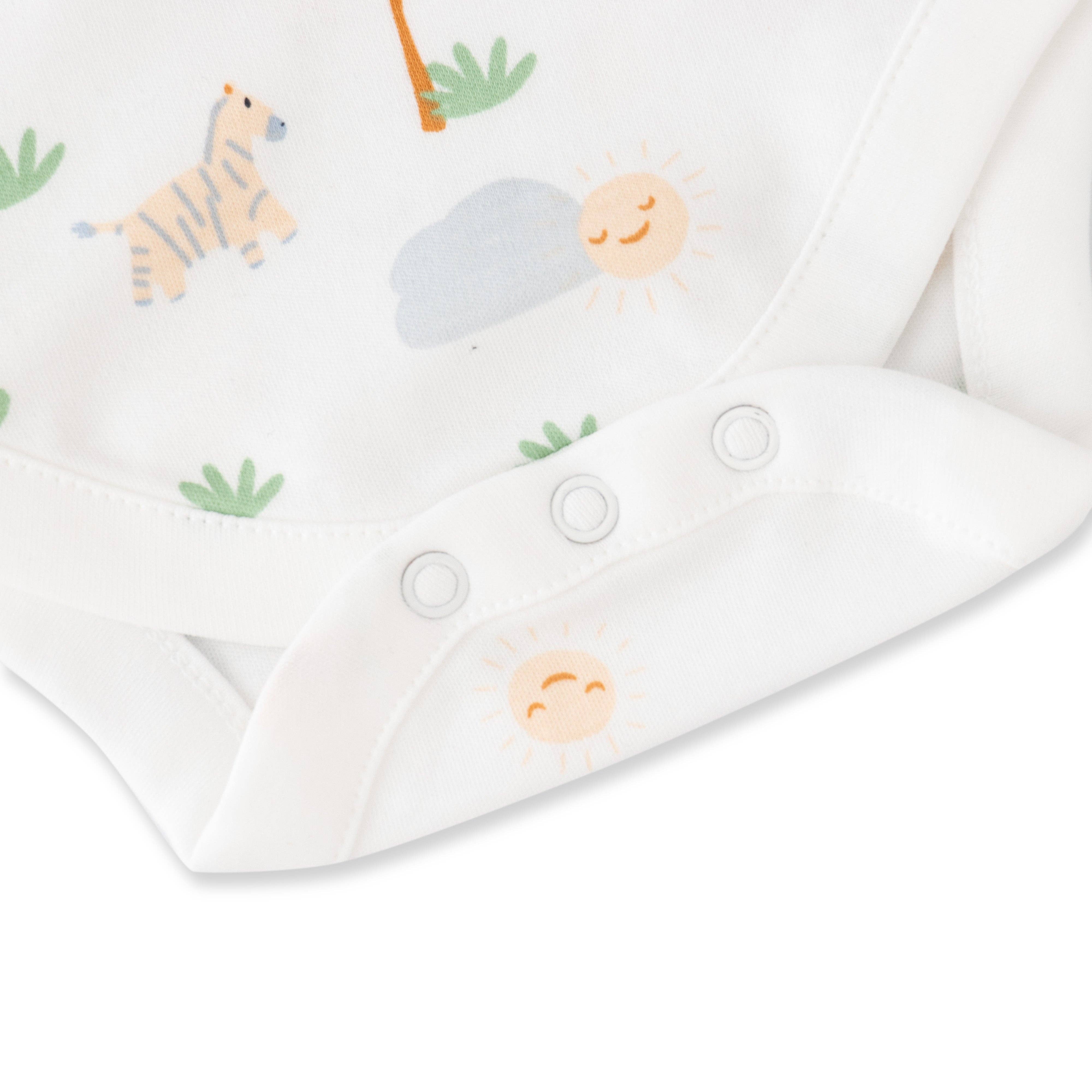 Organic Safari Baby Outfit Set – 3-Piece (Bodysuits & Shorts): 9-12 months - Image 7