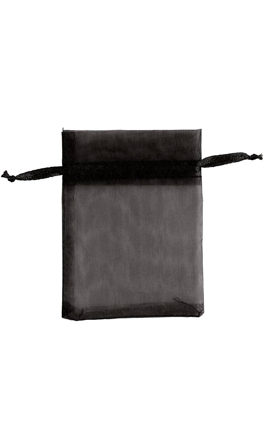 Organza Drawstring Pouch: White / Pack of 10 / 2" x 3" - Image 10