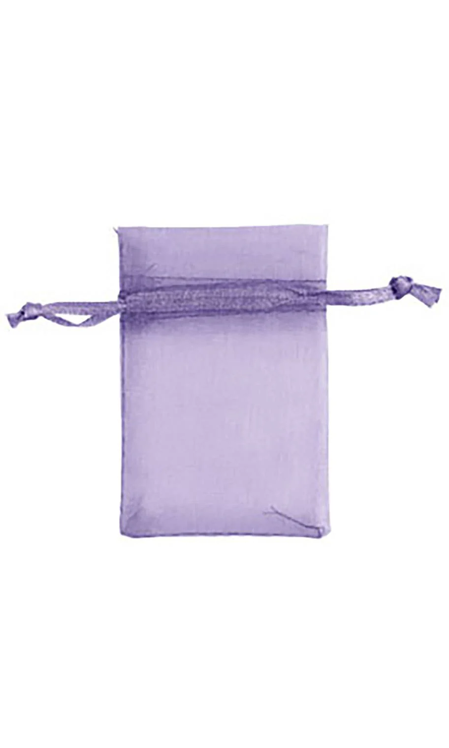 Organza Drawstring Pouch: White / Pack of 10 / 2" x 3" - Image 14