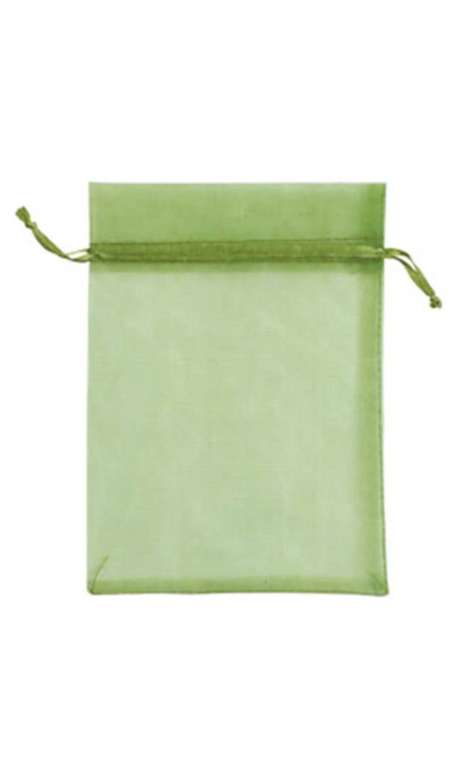 Organza Drawstring Pouch: White / Pack of 10 / 2" x 3" - Image 19