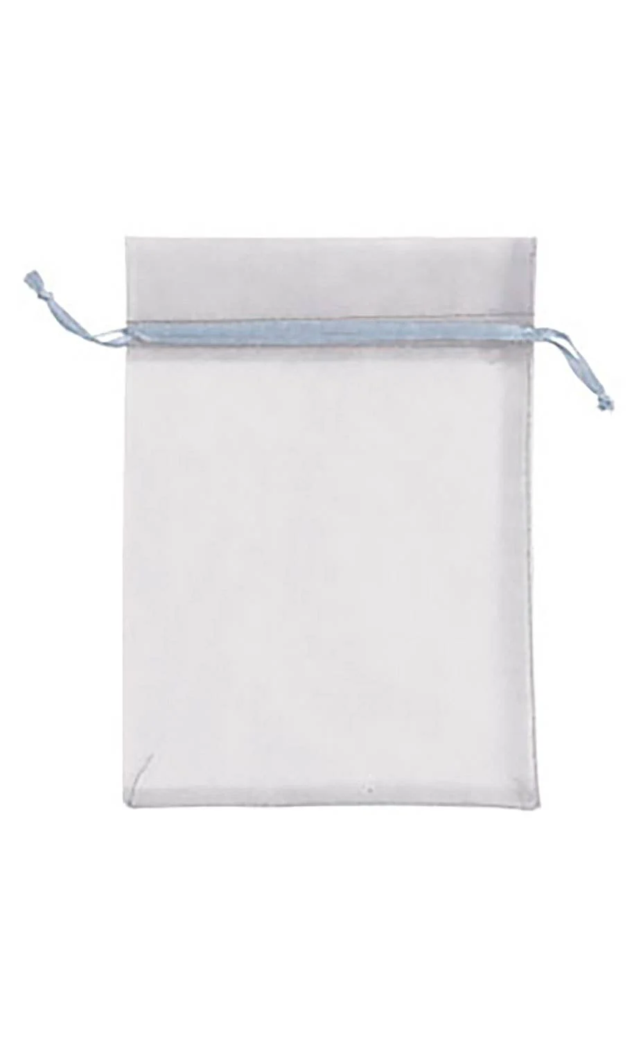 Organza Drawstring Pouch: White / Pack of 10 / 2" x 3" - Image 24
