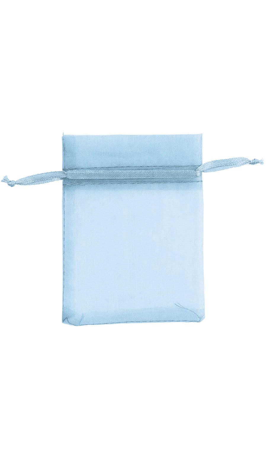 Organza Drawstring Pouch: White / Pack of 10 / 2" x 3" - Image 6