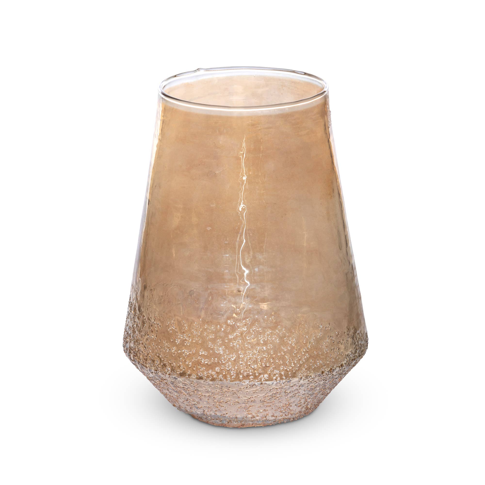Park Hill Collection Amber Luster Teardrop Vase, Large