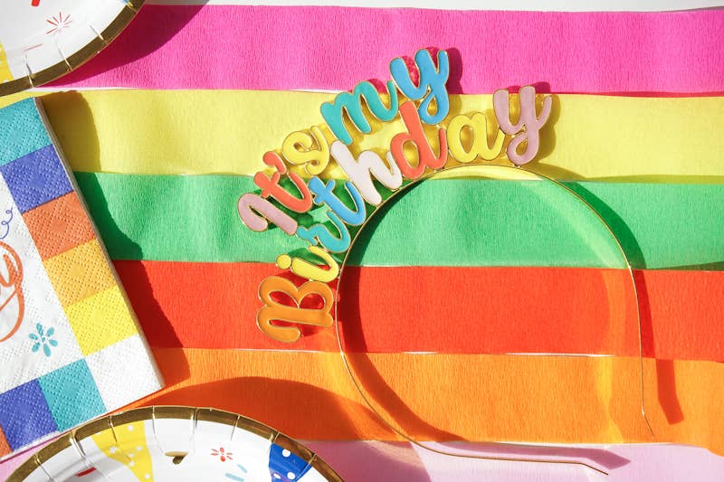 It's My Birthday Metal Headband - Image 3