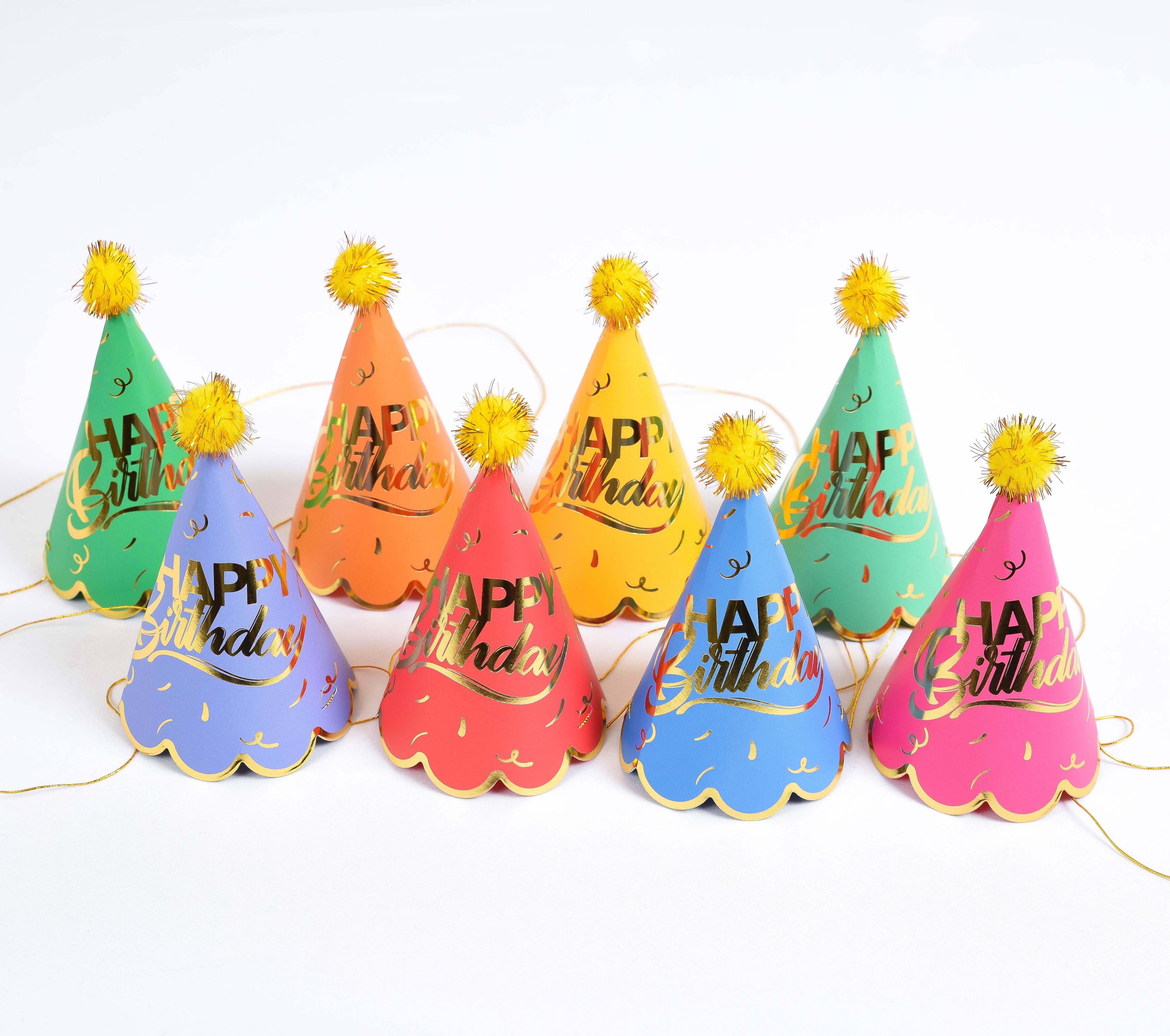 Mini Happy Birthday Party Hats - Image 2