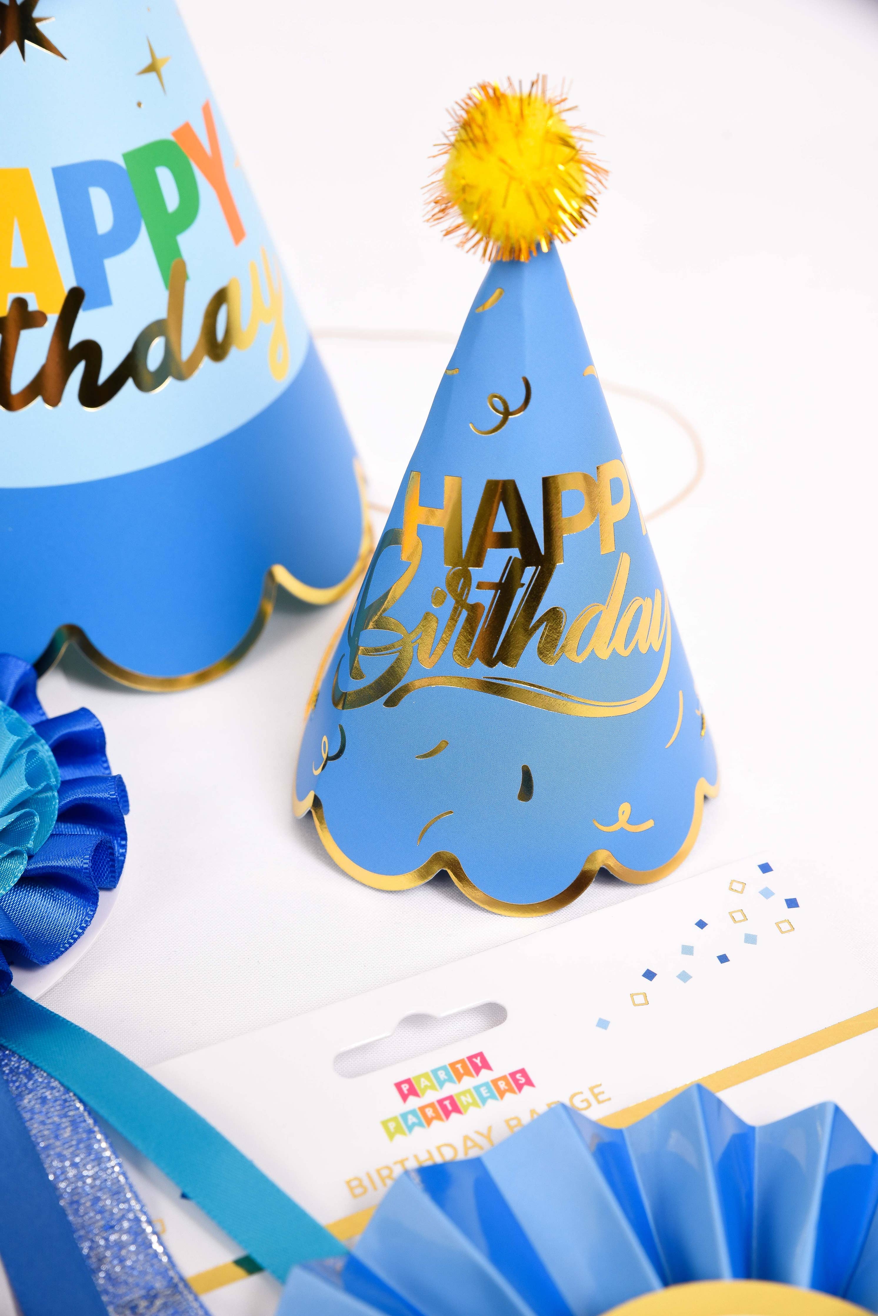 Mini Happy Birthday Party Hats - Image 3