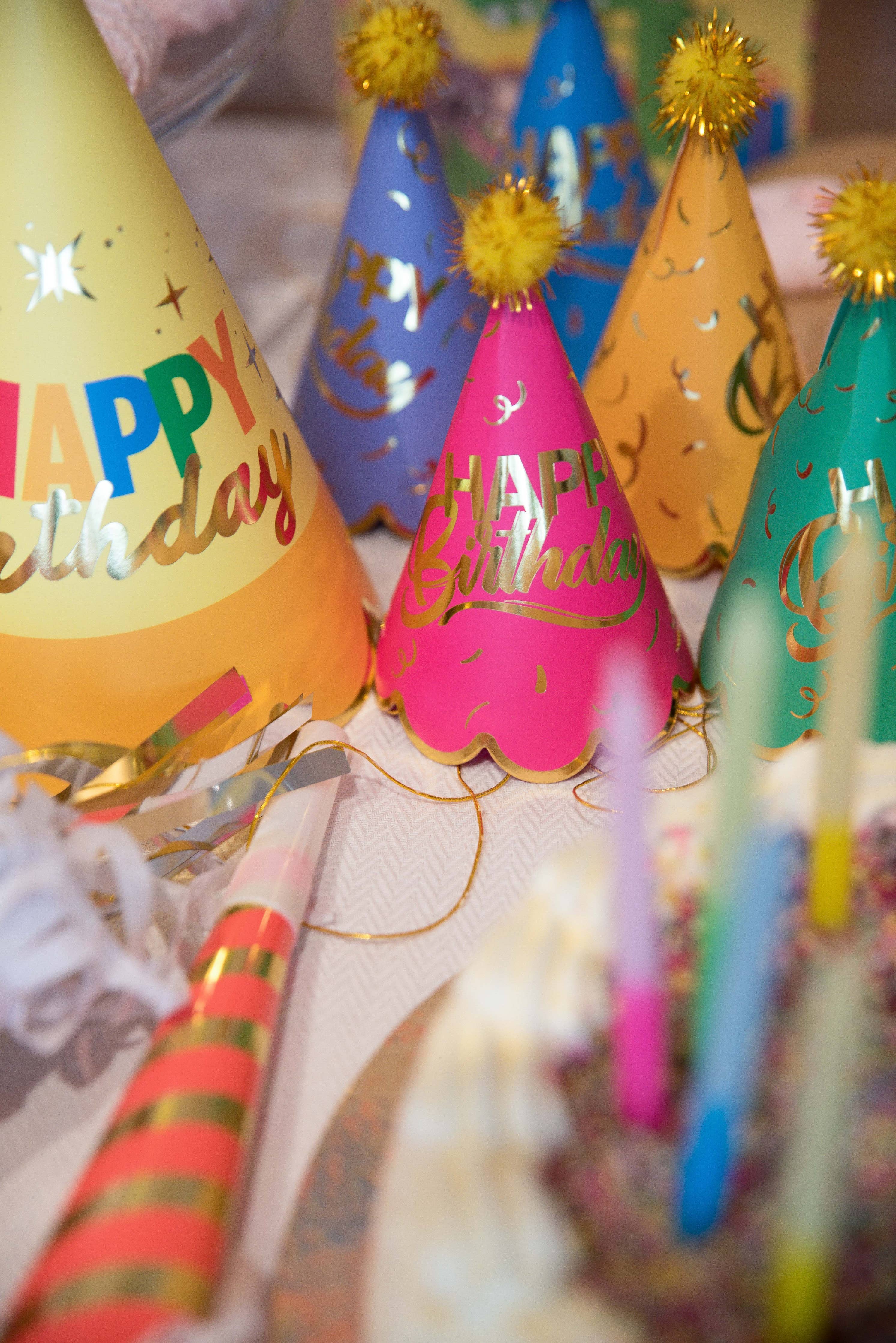 Mini Happy Birthday Party Hats - Image 4