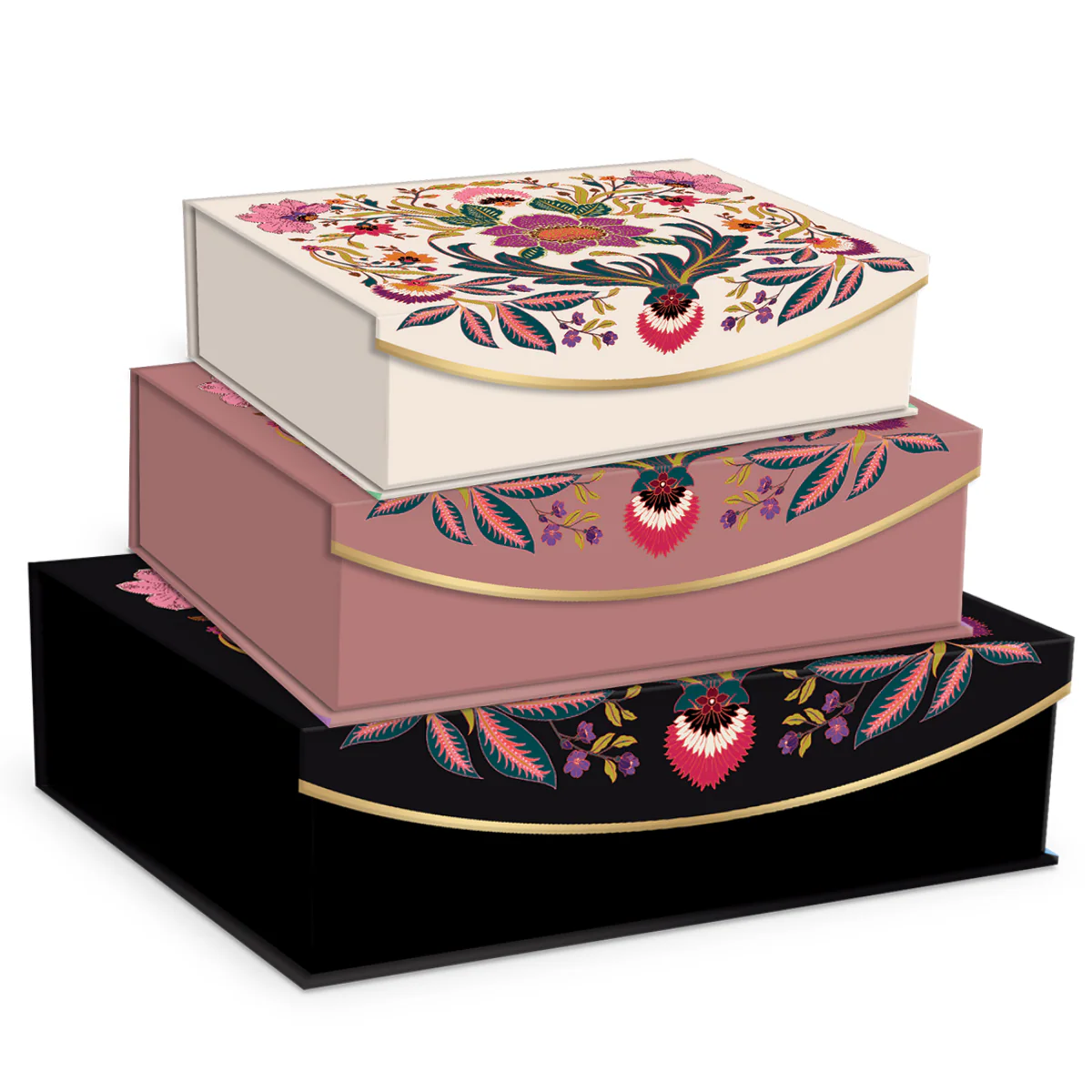 Pattern Multi Rectangle Flap Box Set