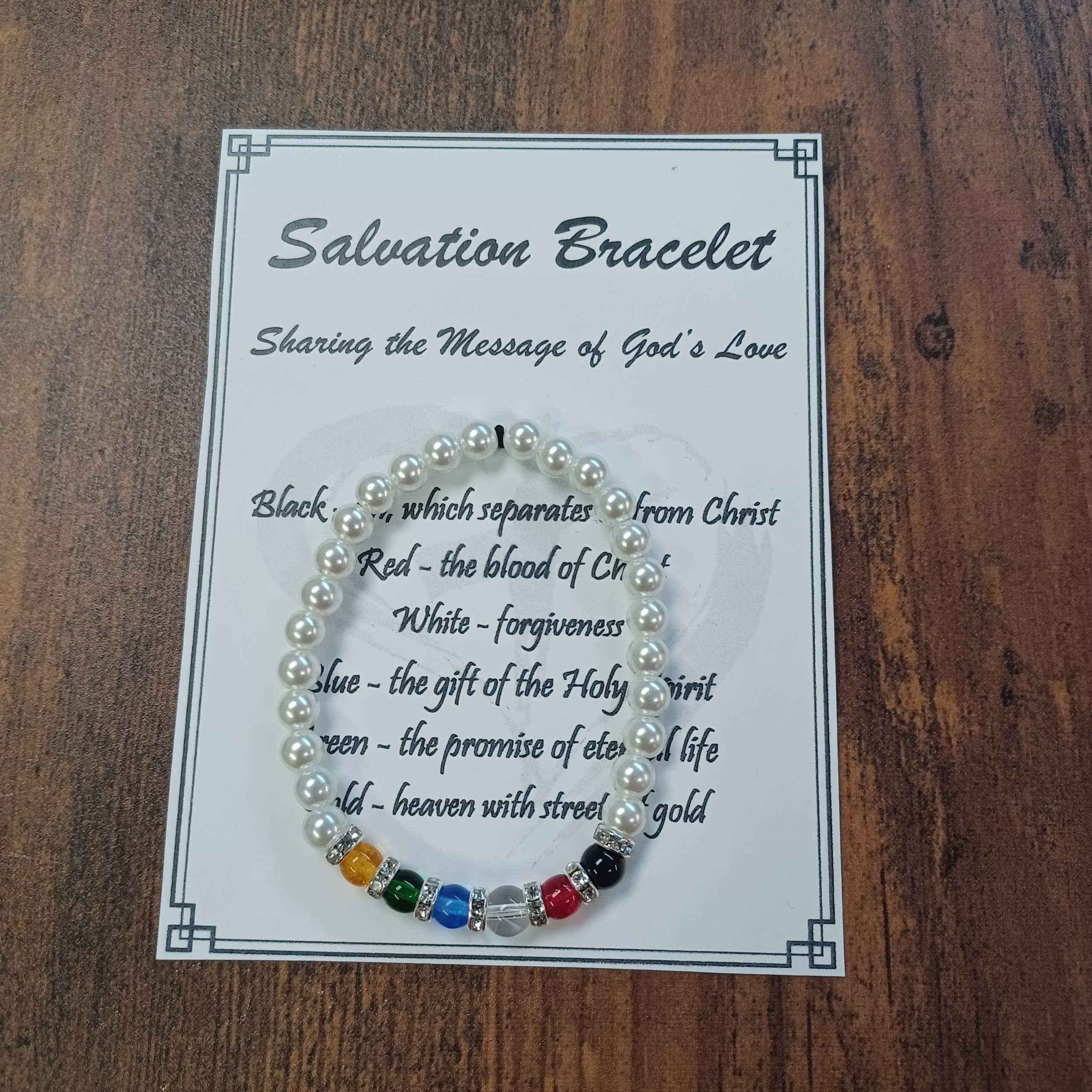 Pearl Salvation Stretch Bracelet - Image 2
