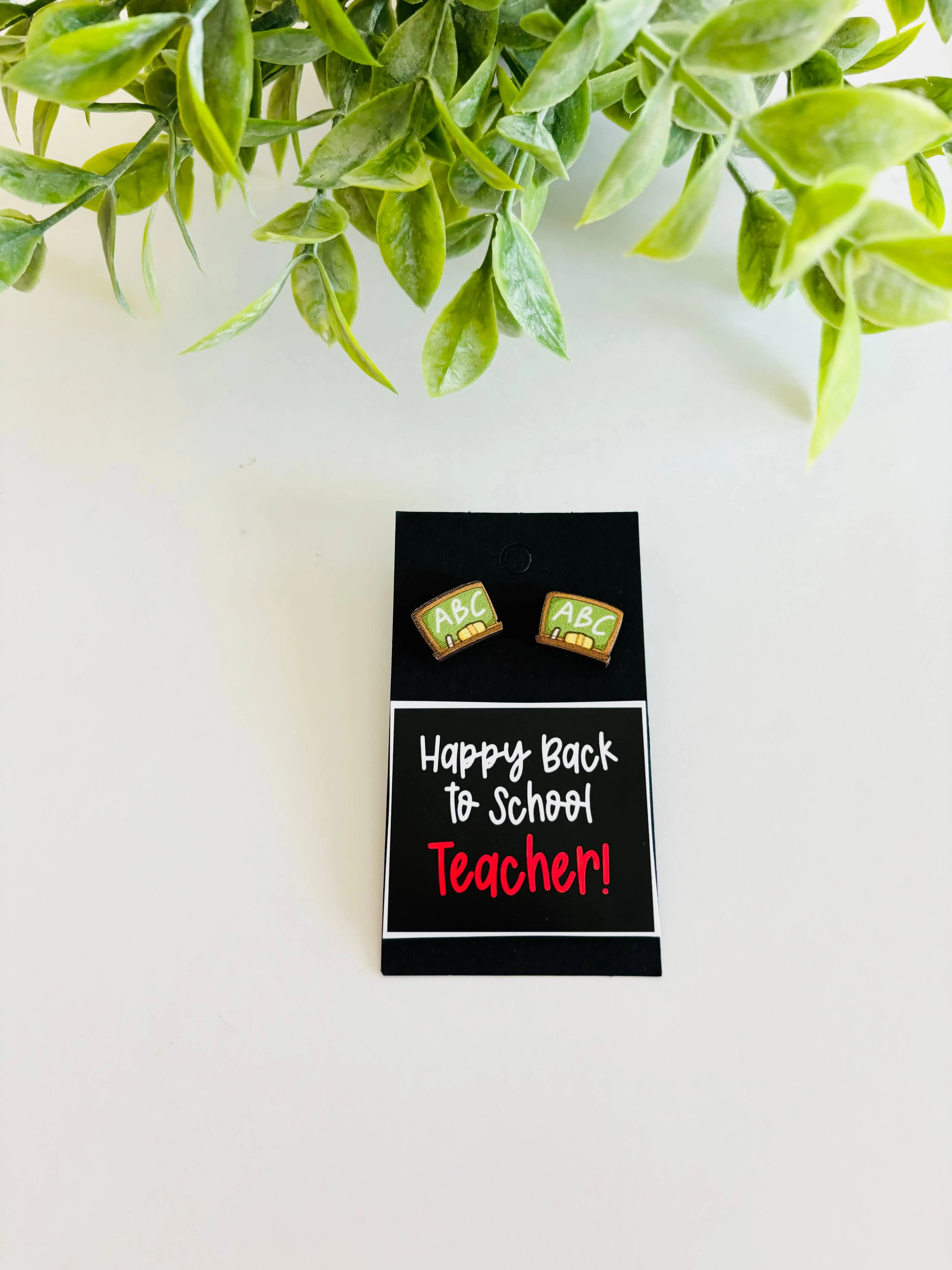 ABC Chalkboard Earrings - Image 3
