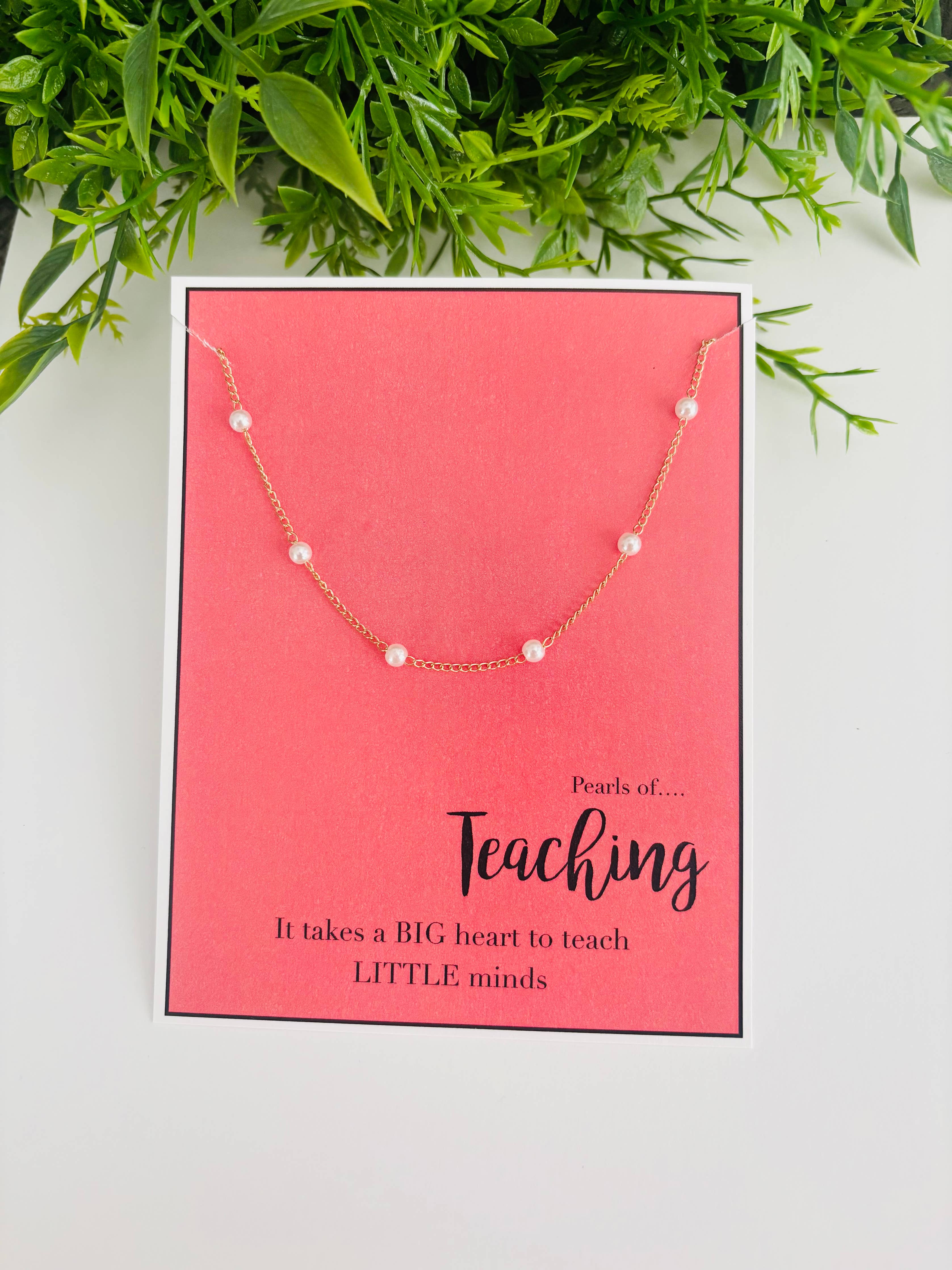 Teacher Appreciation; Teacher Necklace Gift