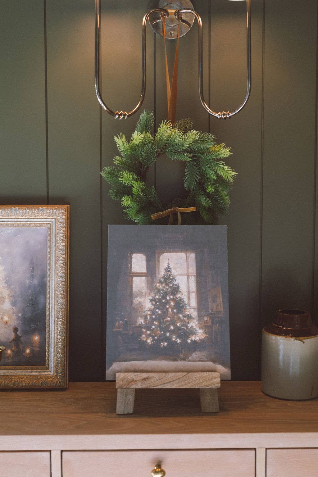 Glowing Christmas Tree Print Artist Board - Image 2