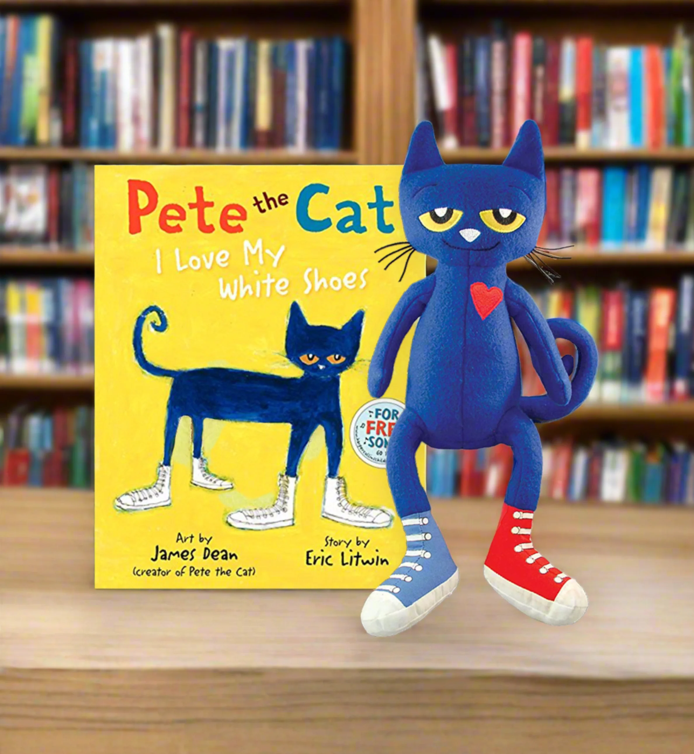 Pete The Cat Plush with hardcover book SOLD SEPARATELY - Image 2