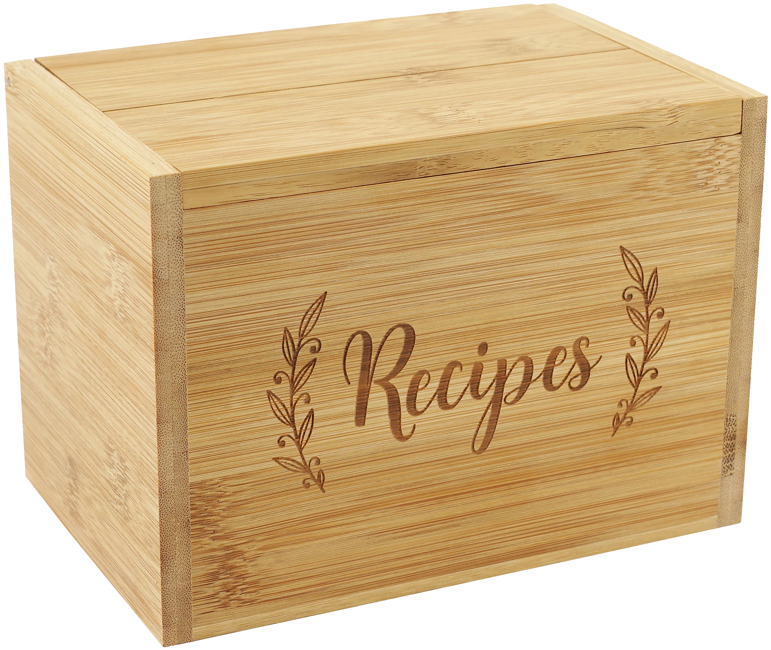 Bamboo Recipe Box Set - Image 2