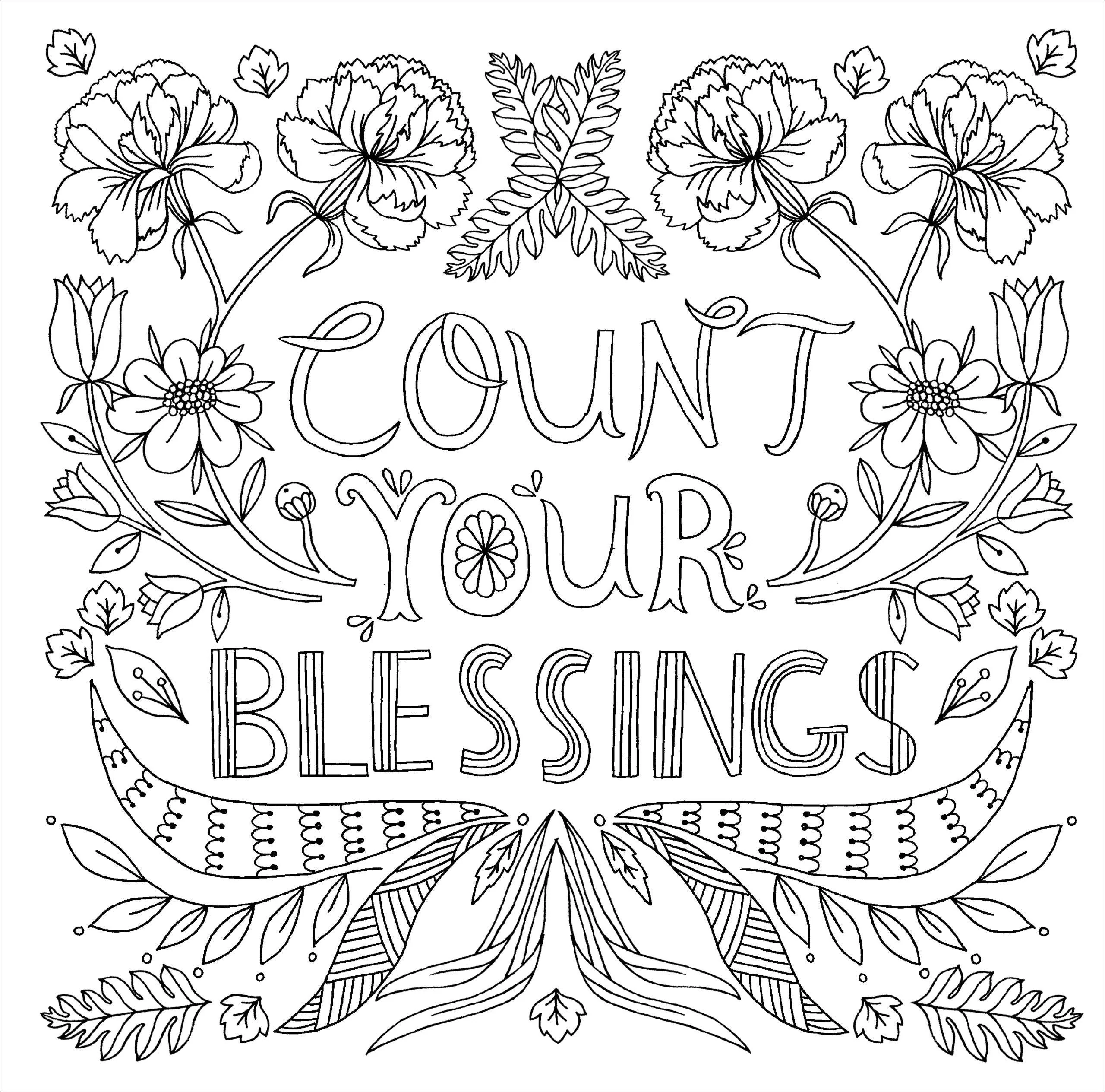 Color Me Blessed Artist's Coloring Book - Image 5