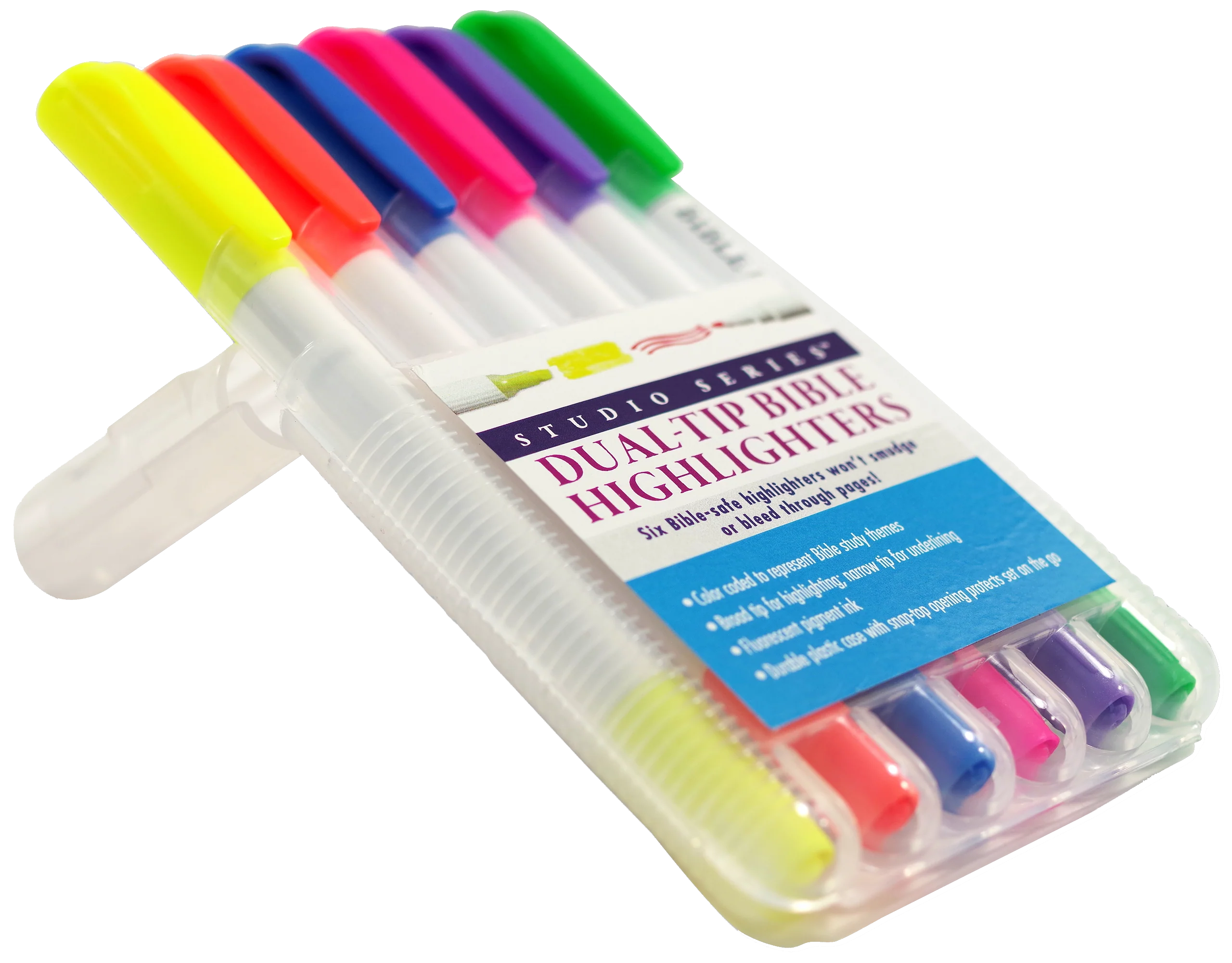 Dual-Tip Bible Highlighters (Set of 6) - Image 2