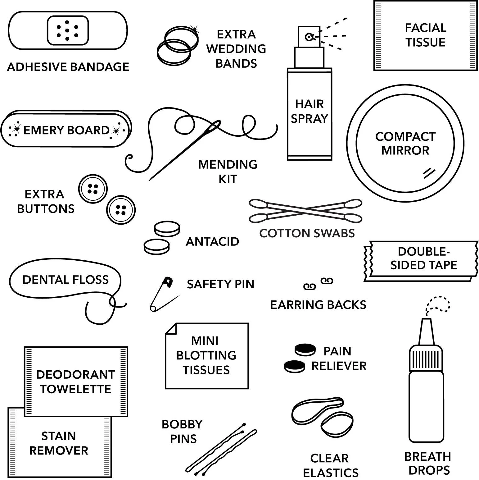 Velvet Minimergency Kit for Bridesmaids - Image 17