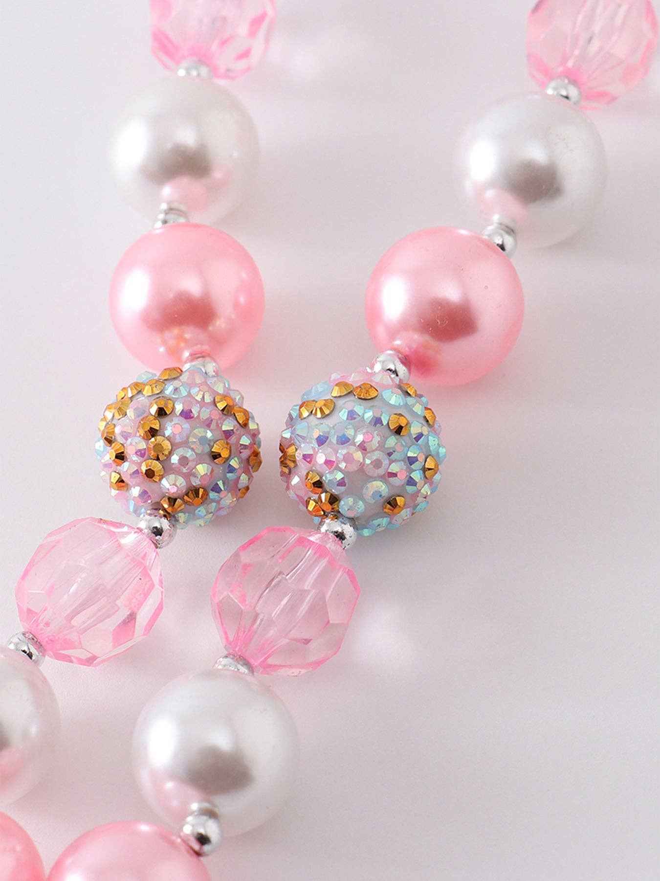 Pink cross Bubblegum Necklace - Image 3