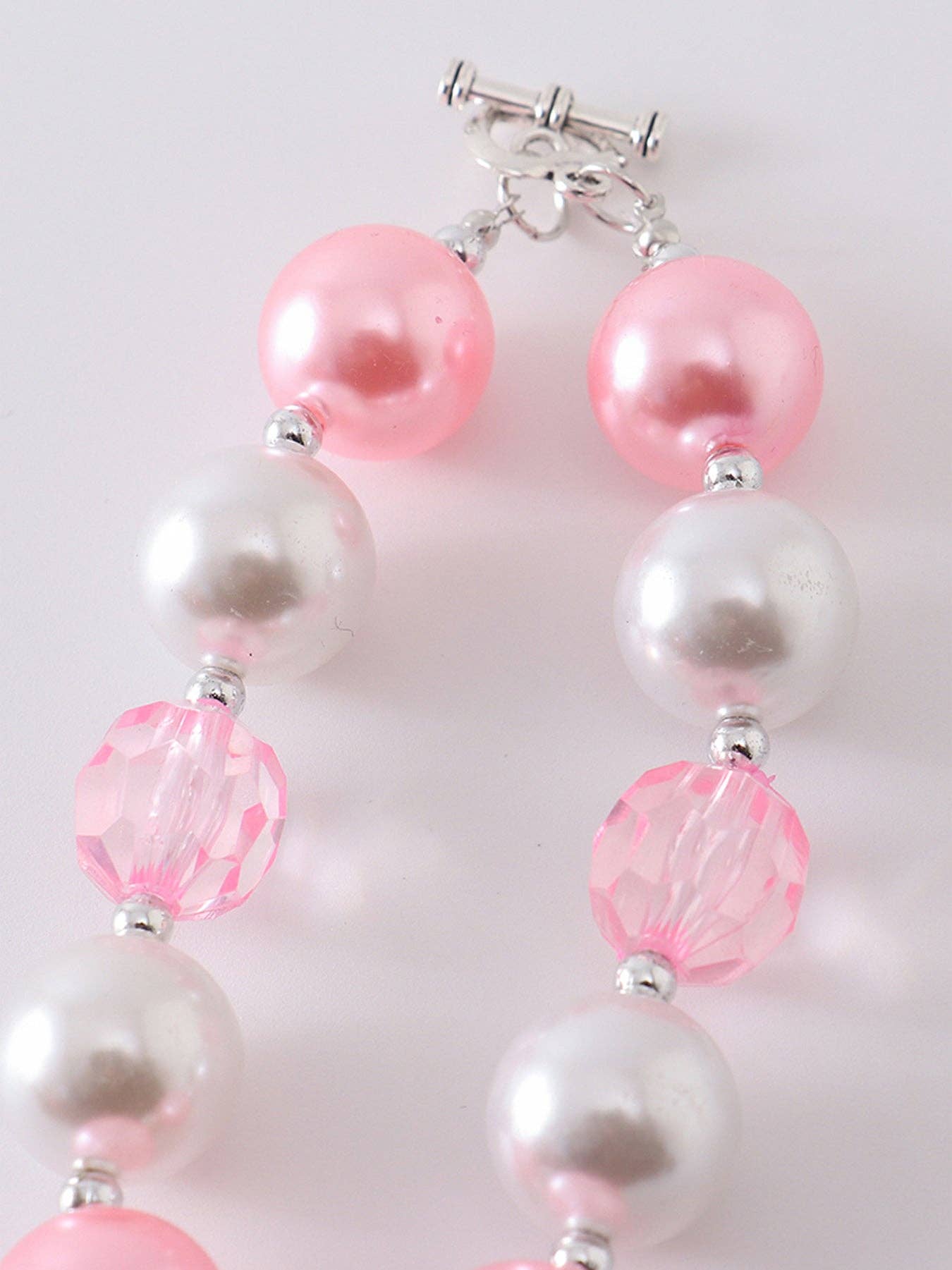 Pink cross Bubblegum Necklace - Image 4