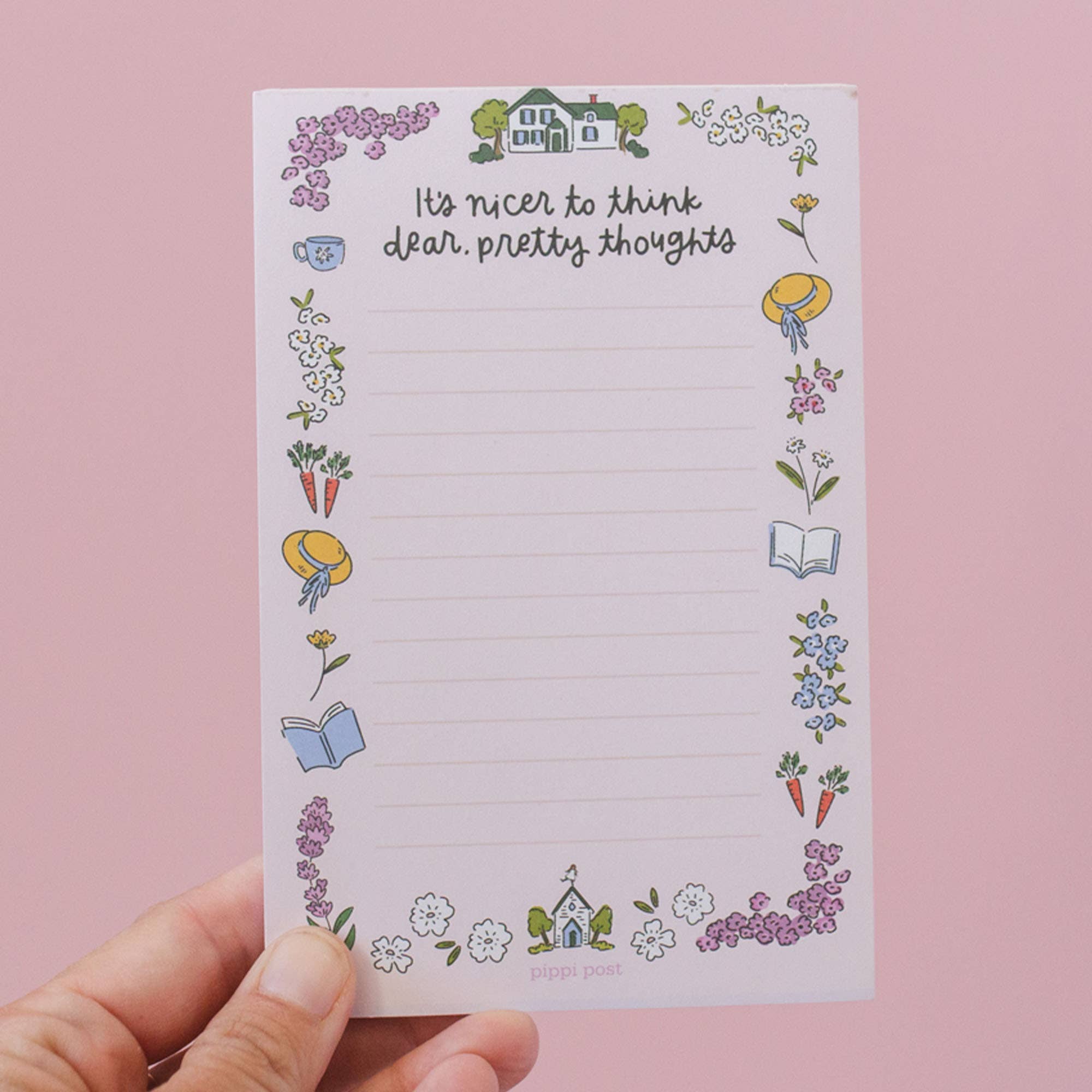 Pretty Thoughts Anne of Green Gables 4x6 Notepad - Image 3