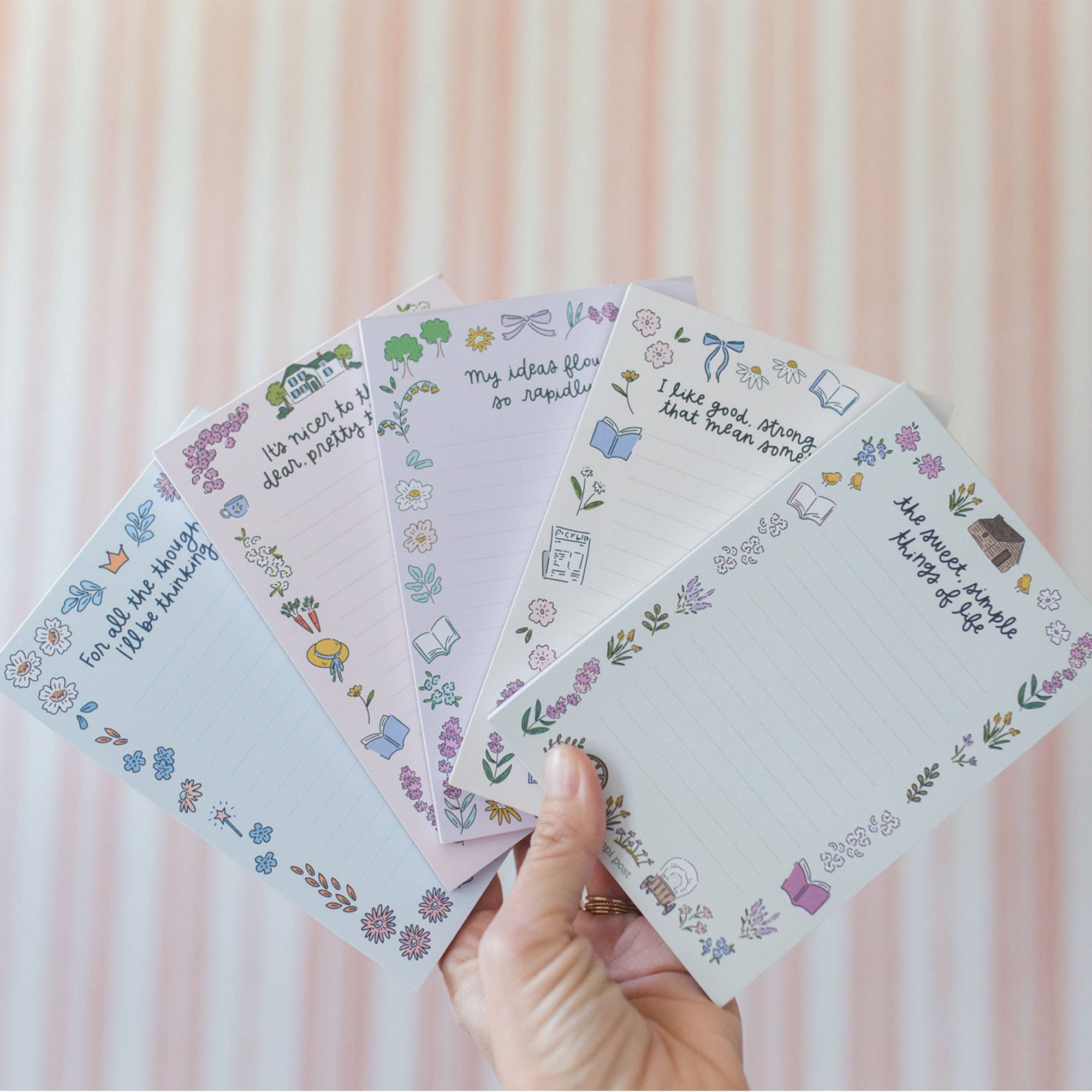 Pretty Thoughts Anne of Green Gables 4x6 Notepad - Image 4