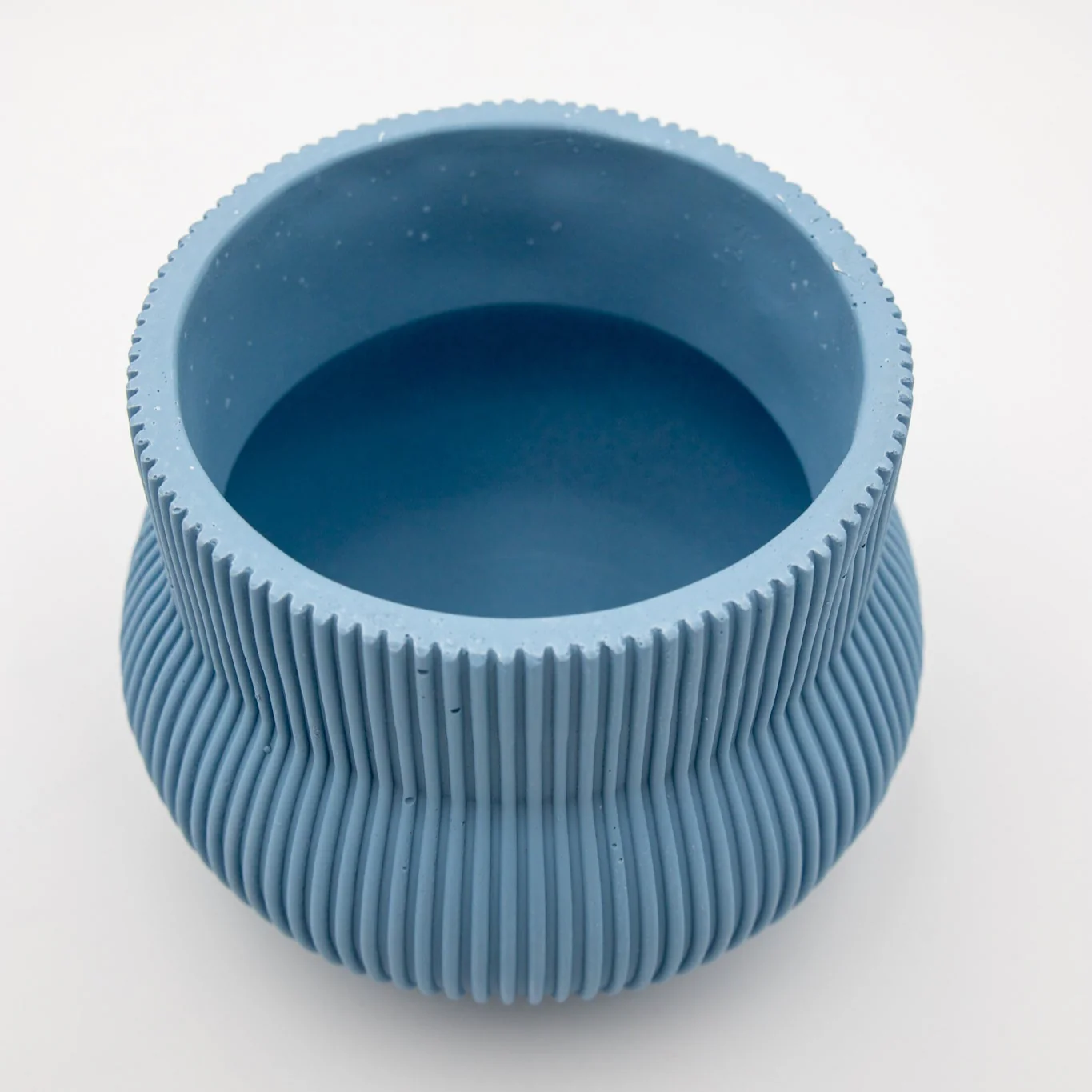 Planter Cement Blue 6.5x5 - Image 2
