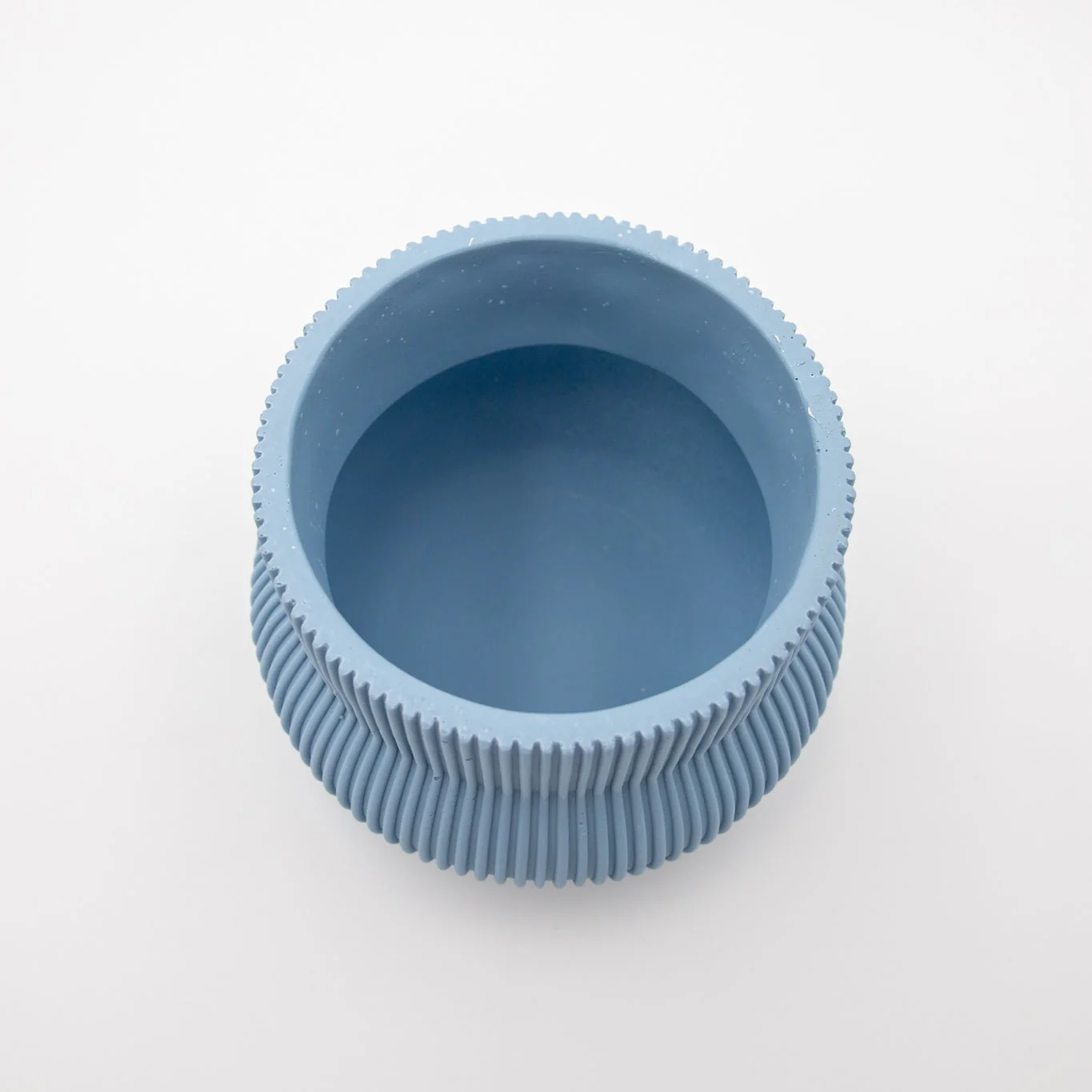 Planter Cement Blue 6.5x5 - Image 3
