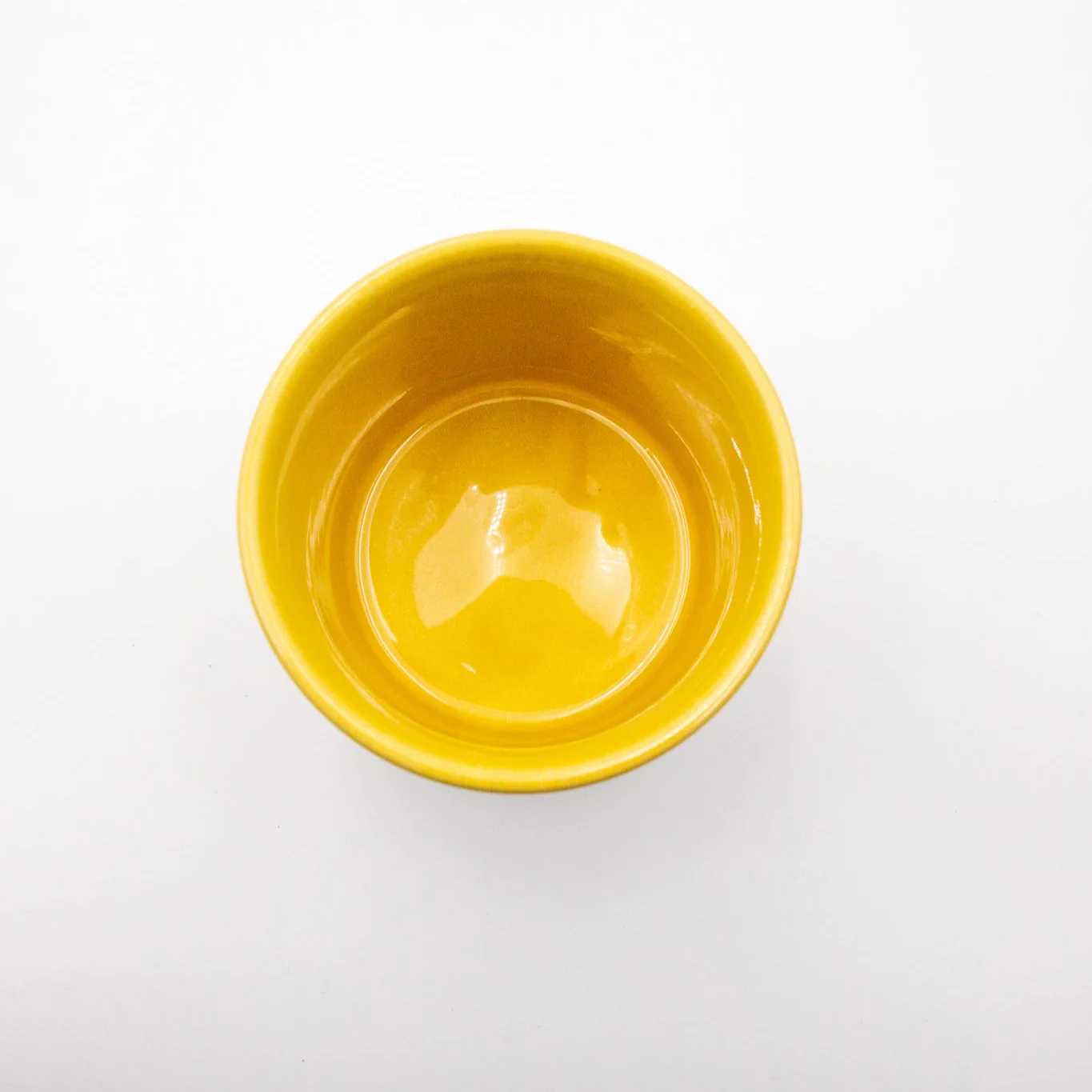 Planter Yellow & White 4"x 4" - Image 3
