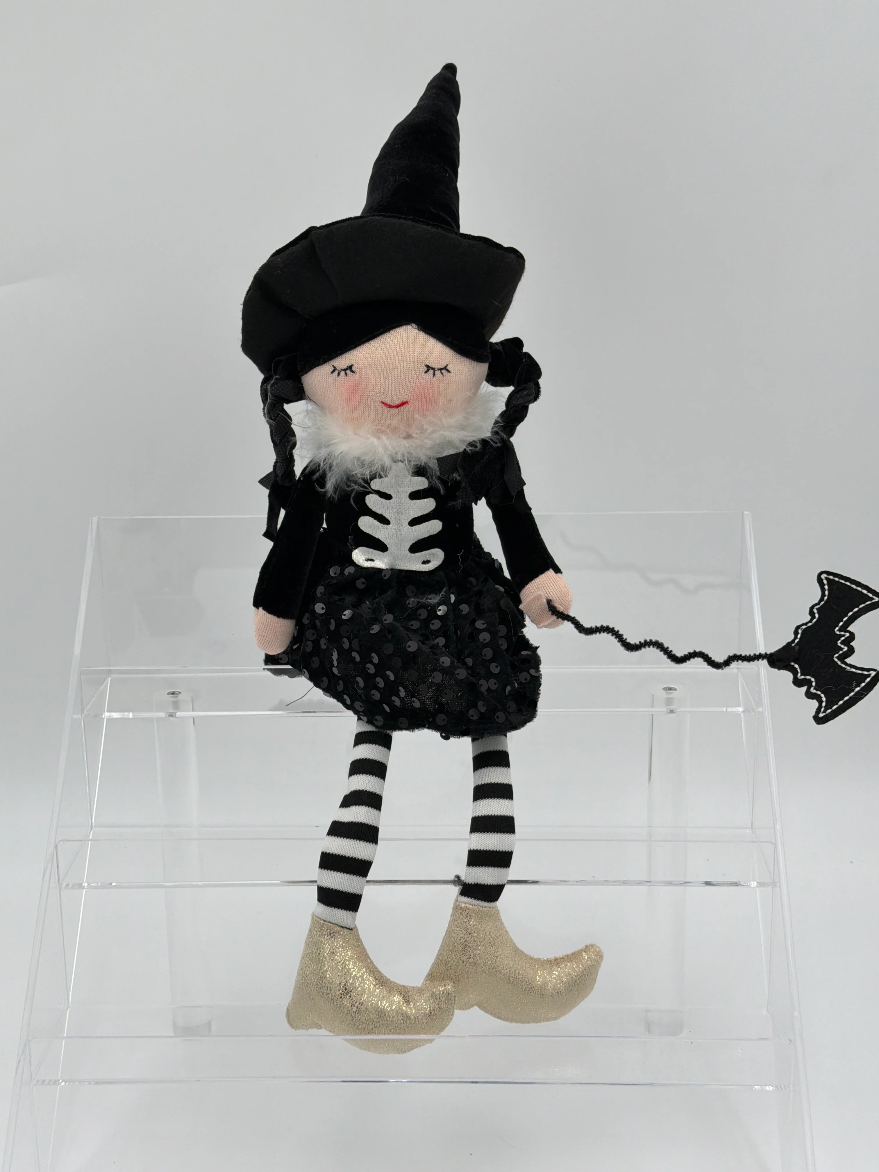 Plush Witch Shelf-Sitter